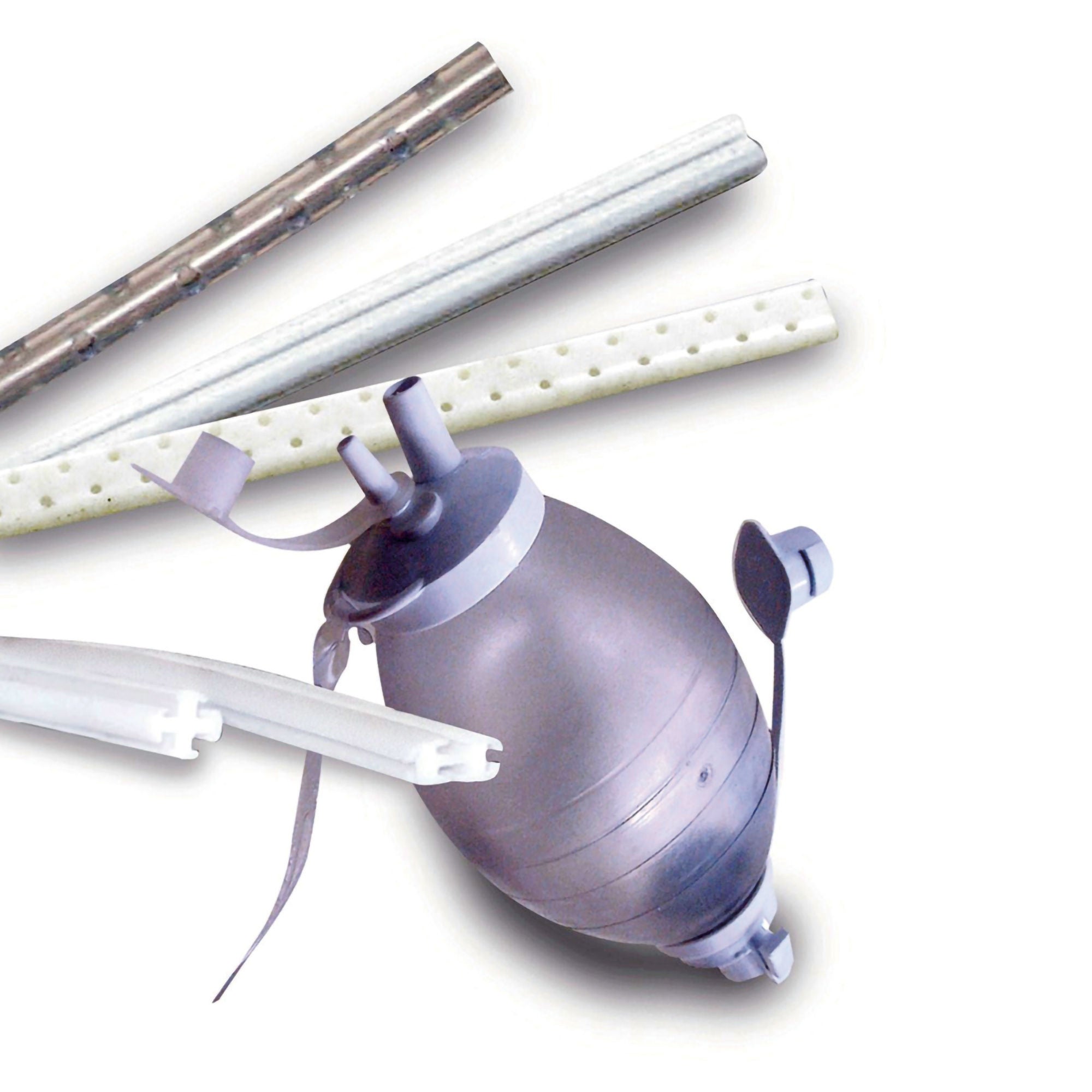 McKesson Brand - 332225 Wound Drain Tube S-Vac® Round Type With Trocar 4 Channel Type 19 Fr. Size Sterile