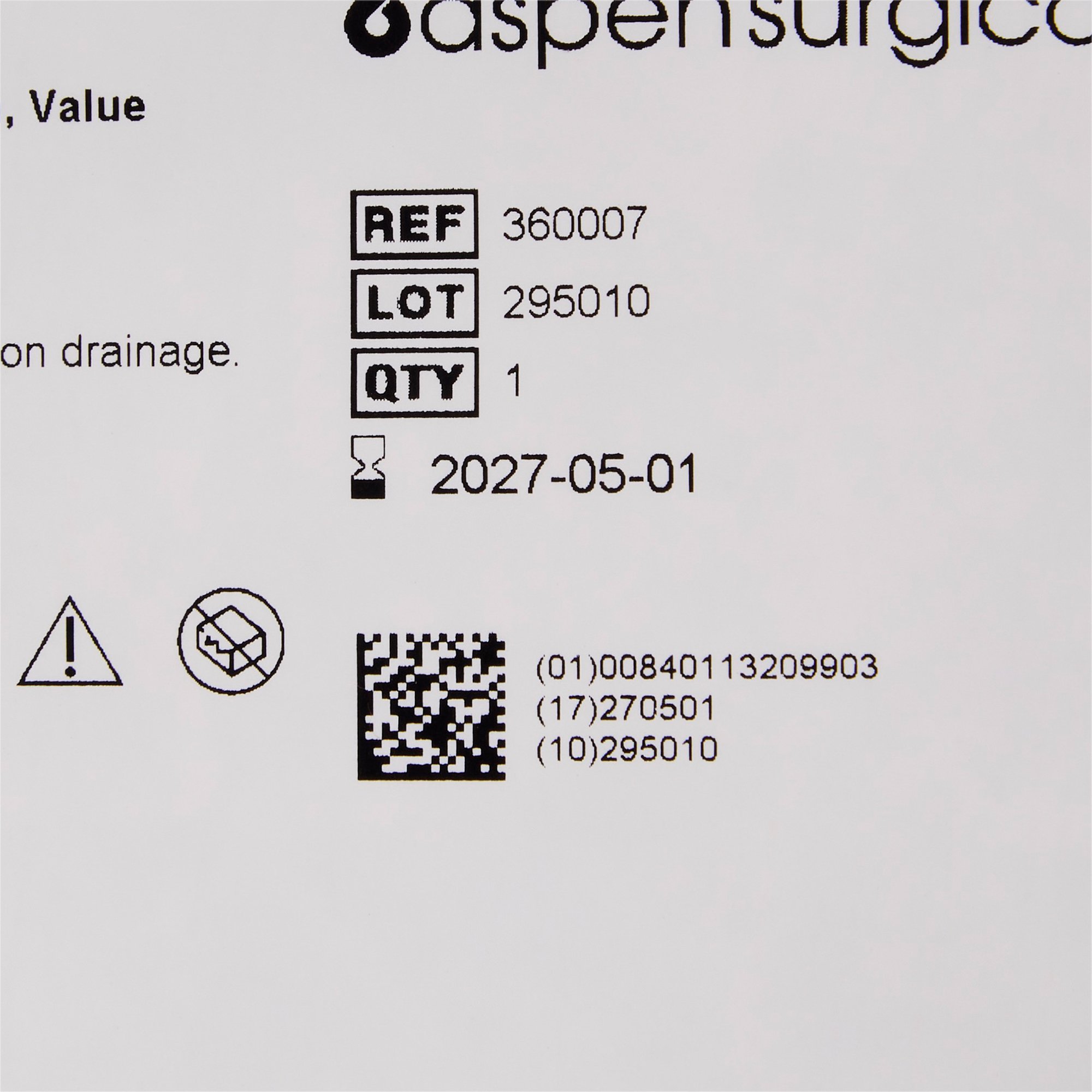 McKesson Brand 360005 - McKesson Wound Drain Tube, 10 Fr., 20-centimeter Length - 1/Each, 10/Case