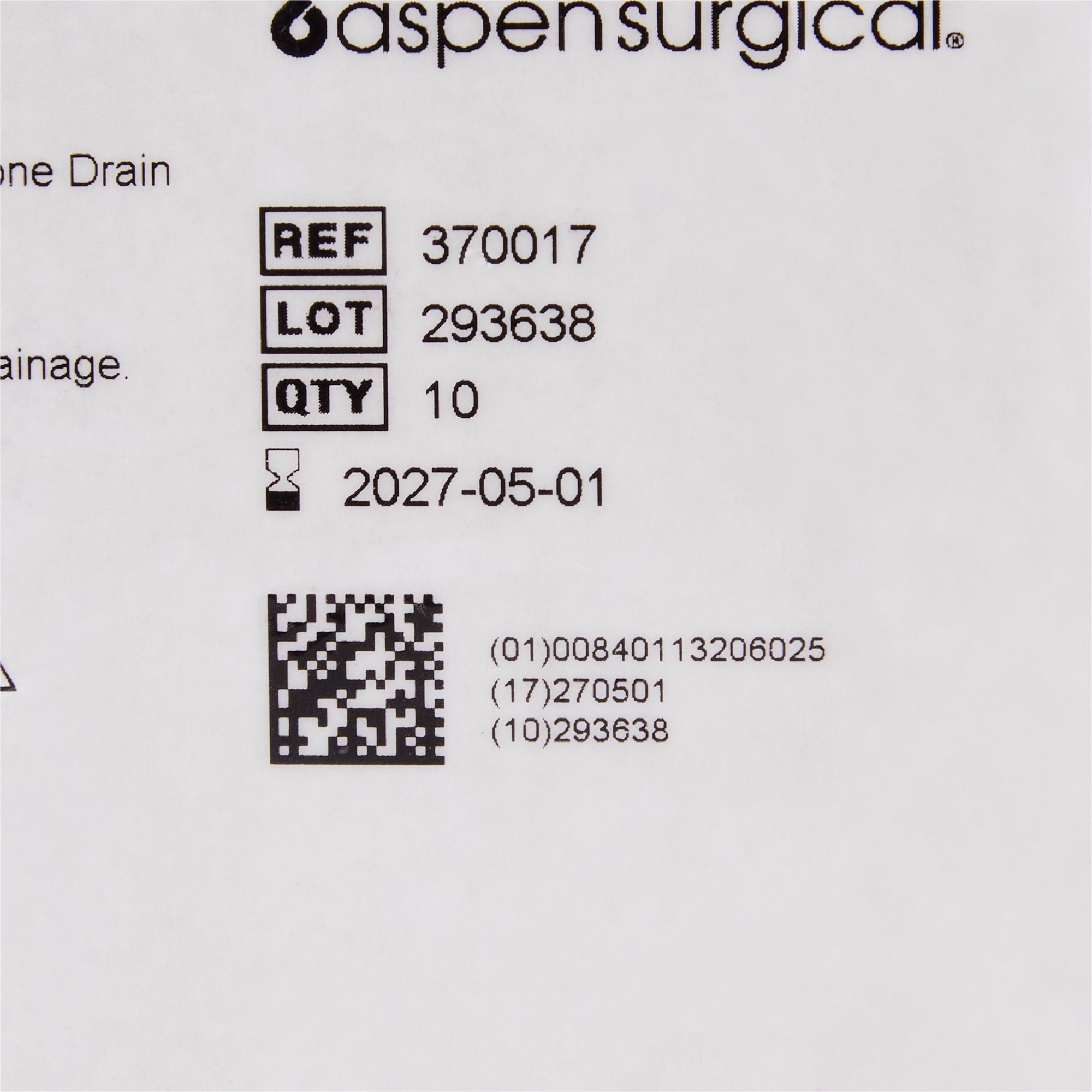 McKesson Brand 370017 - McKesson Wound Drain with Trocar, 10 Fr., 12-Inch Length - 1/Each, 10/Case