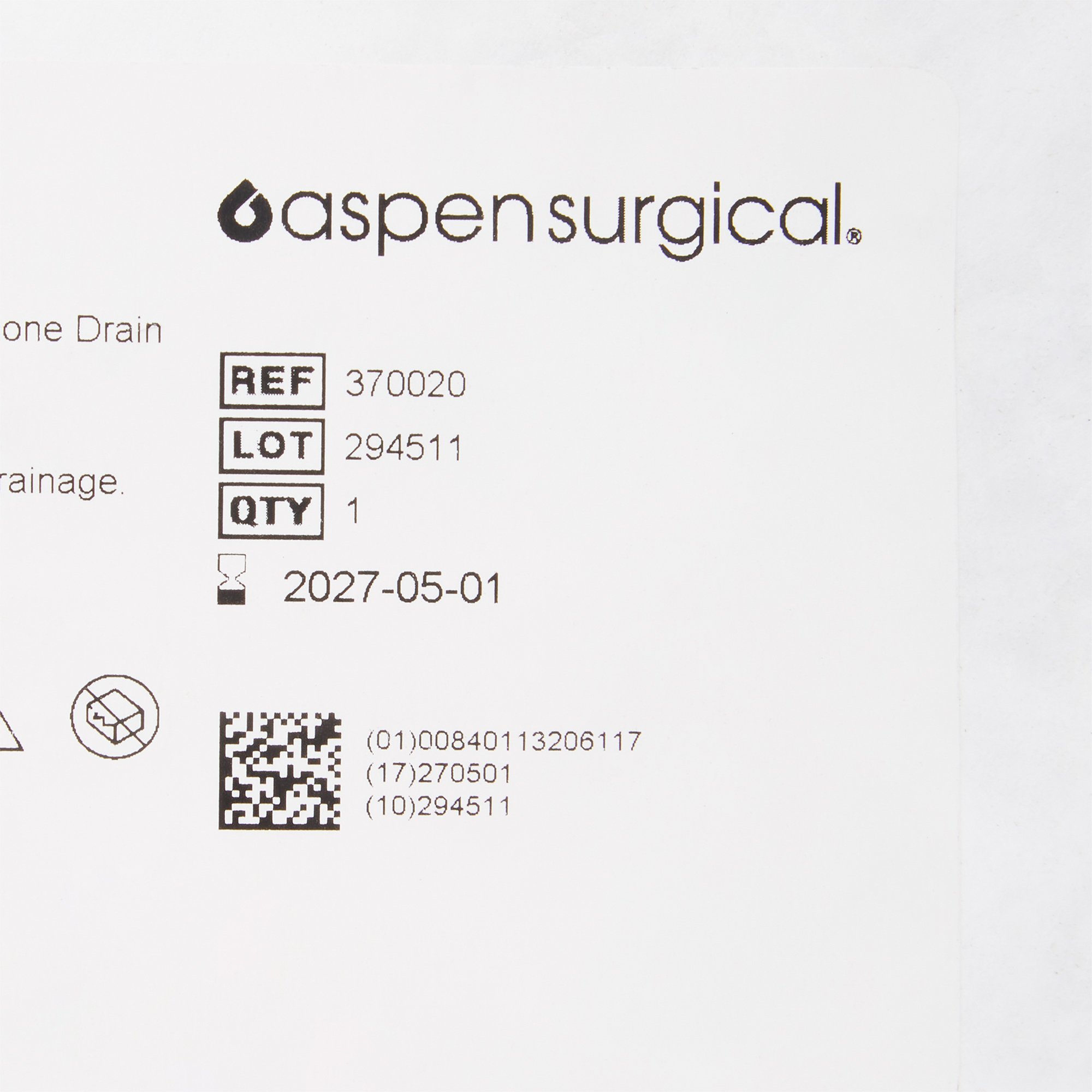 McKesson Brand 370020 - McKesson Wound Drain Tube, 7 Fr., 9-Inch Length - 1/Each, 10/Case