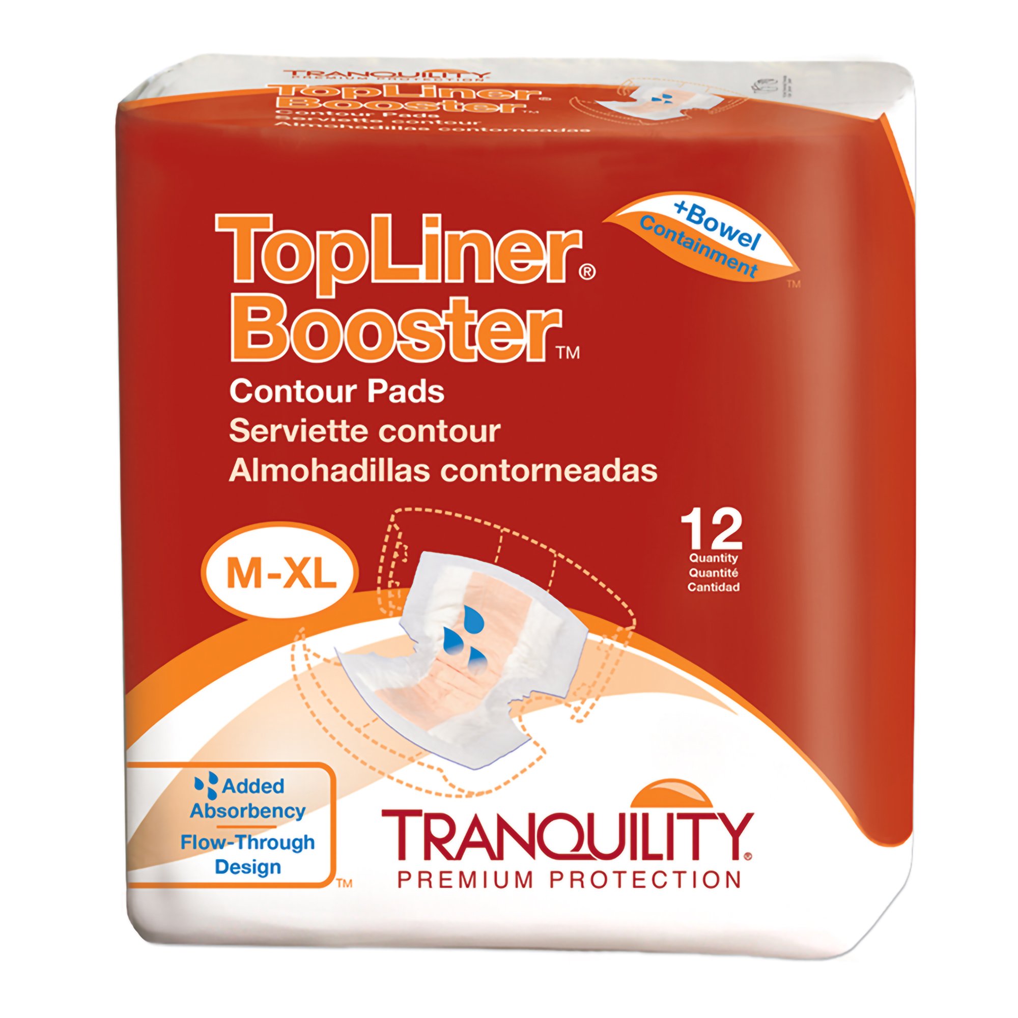 Principle Business Enterprises - 3096 Tranquility® Top Liner® Added Absorbency Incontinence Booster Pad 13½ x 21½ Inch