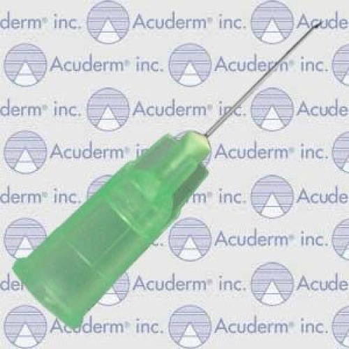 Acuderm - NP325 Hypodermic Needle Acu-Needle® 1/2 Inch Length 32 Gauge Regular Wall Without Safety
