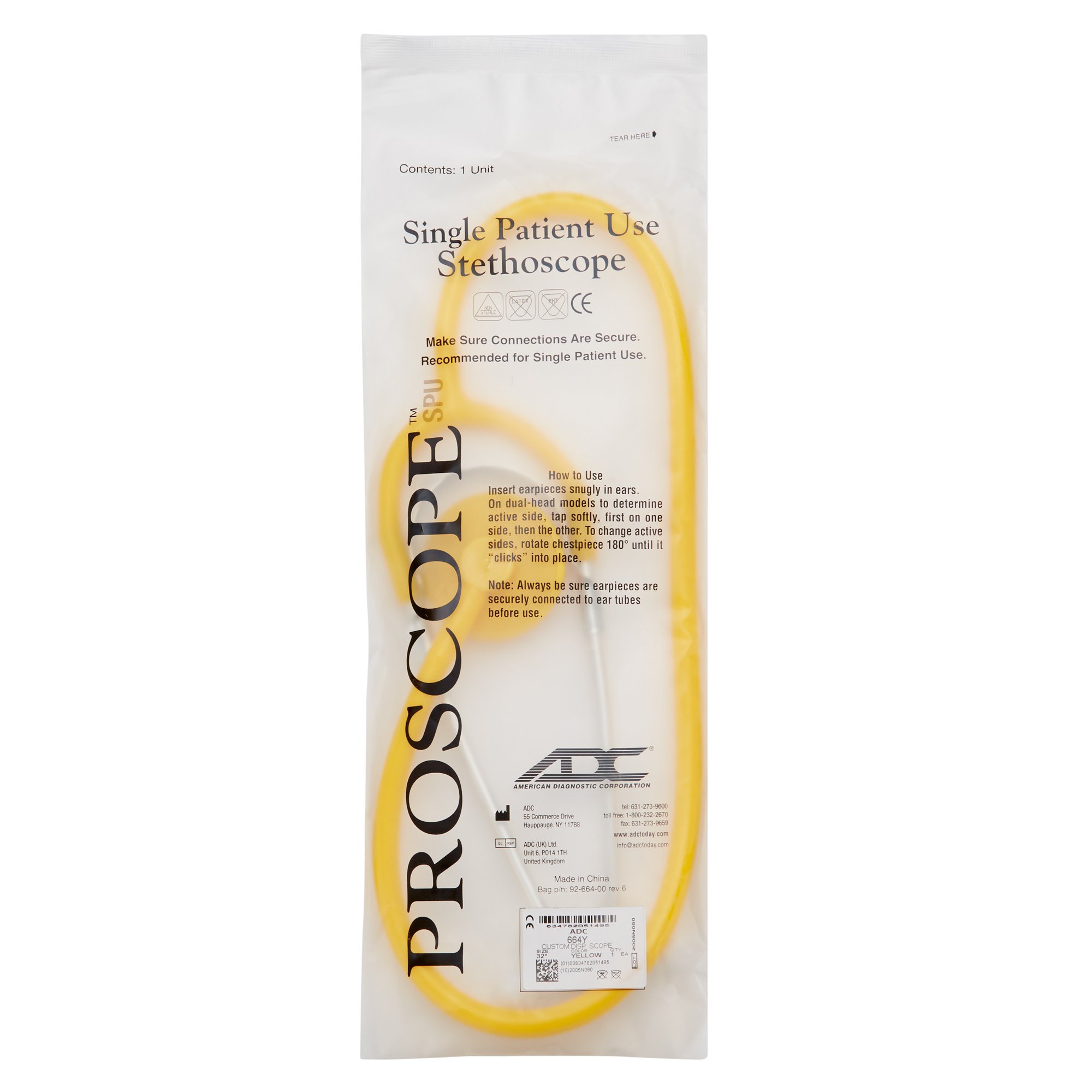 Proscope 664 Disposable Stethoscope 664Y by American Diagnostic
