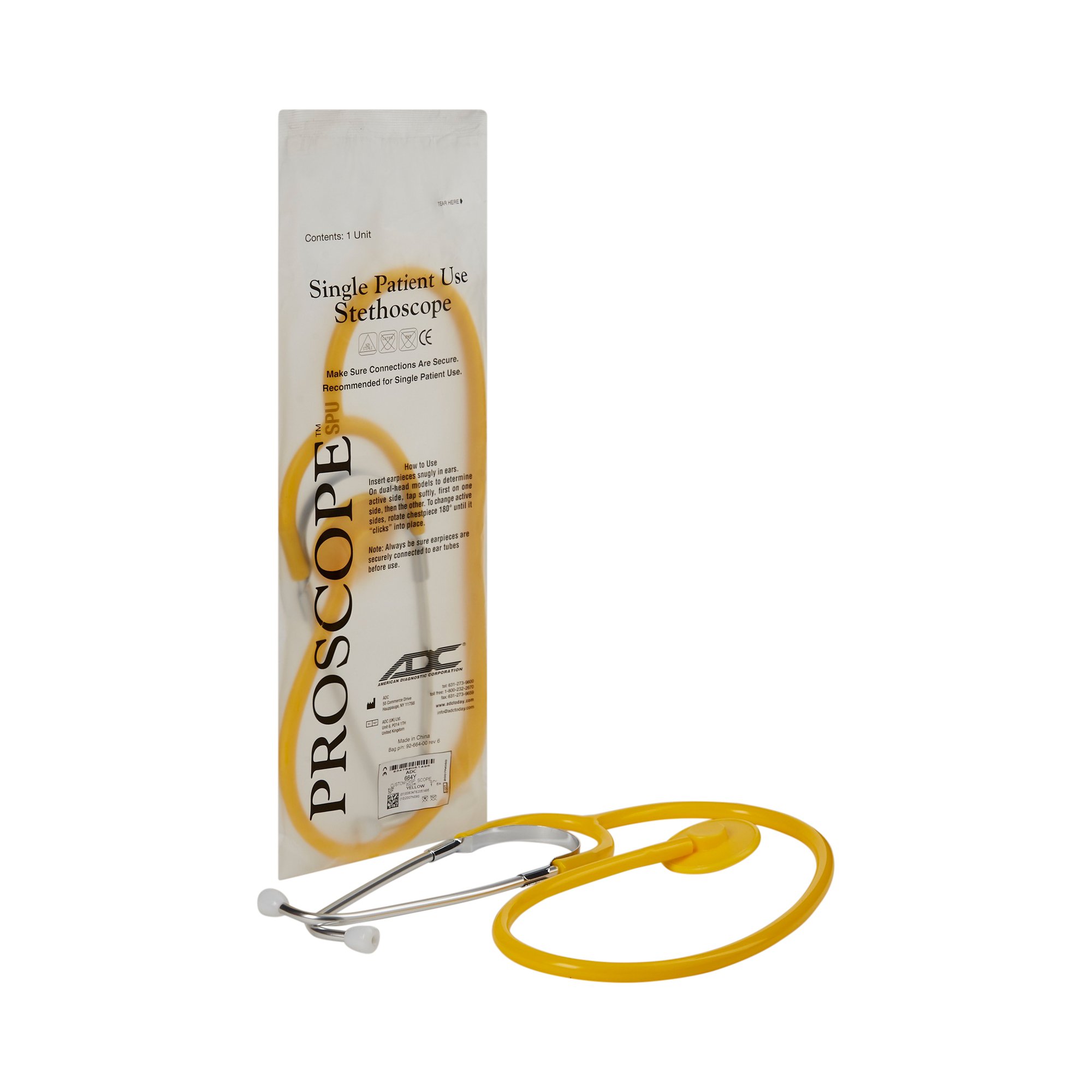 American Diagnostic Corp - 664Y Proscope Disposable Stethoscope