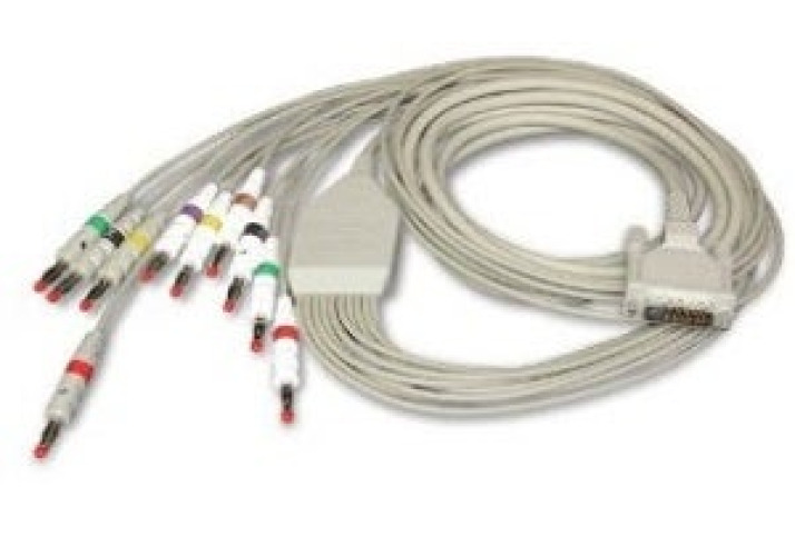 Schiller America - 2.400119S ECG Cable 10 Lead Patient Cable, USA 3.5 m, With Non-Detachable Leads, Clip AT-10