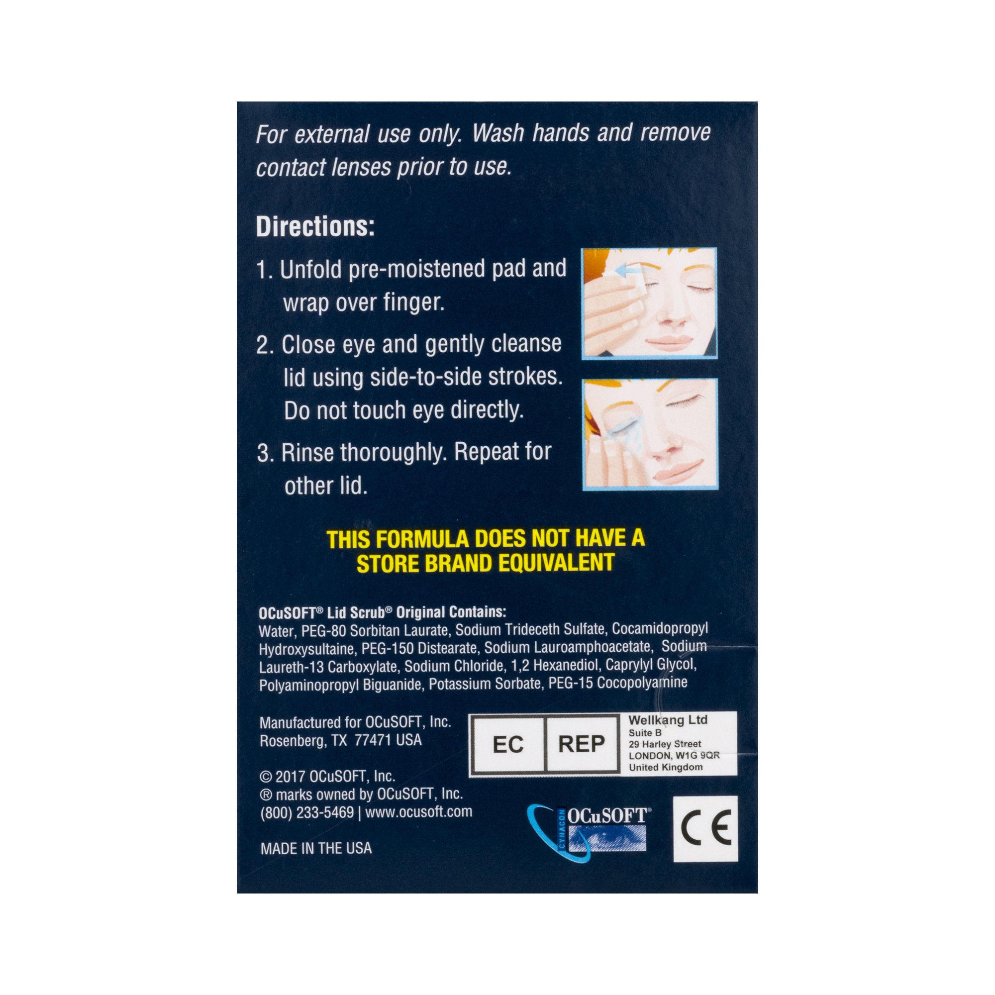 Ocusoft - 54799030190 OCuSOFT® Lid Scrub® Eyelid Cleanser