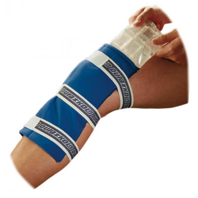 DJO - 11-0905-0-02000 Cold Pack with Wrap Dura*Kold® Surgical Sleeve Knee One Size Fits Most 12 X 13 Inch Nylon / Polyethylene / Glycol Gel / Water Reusable