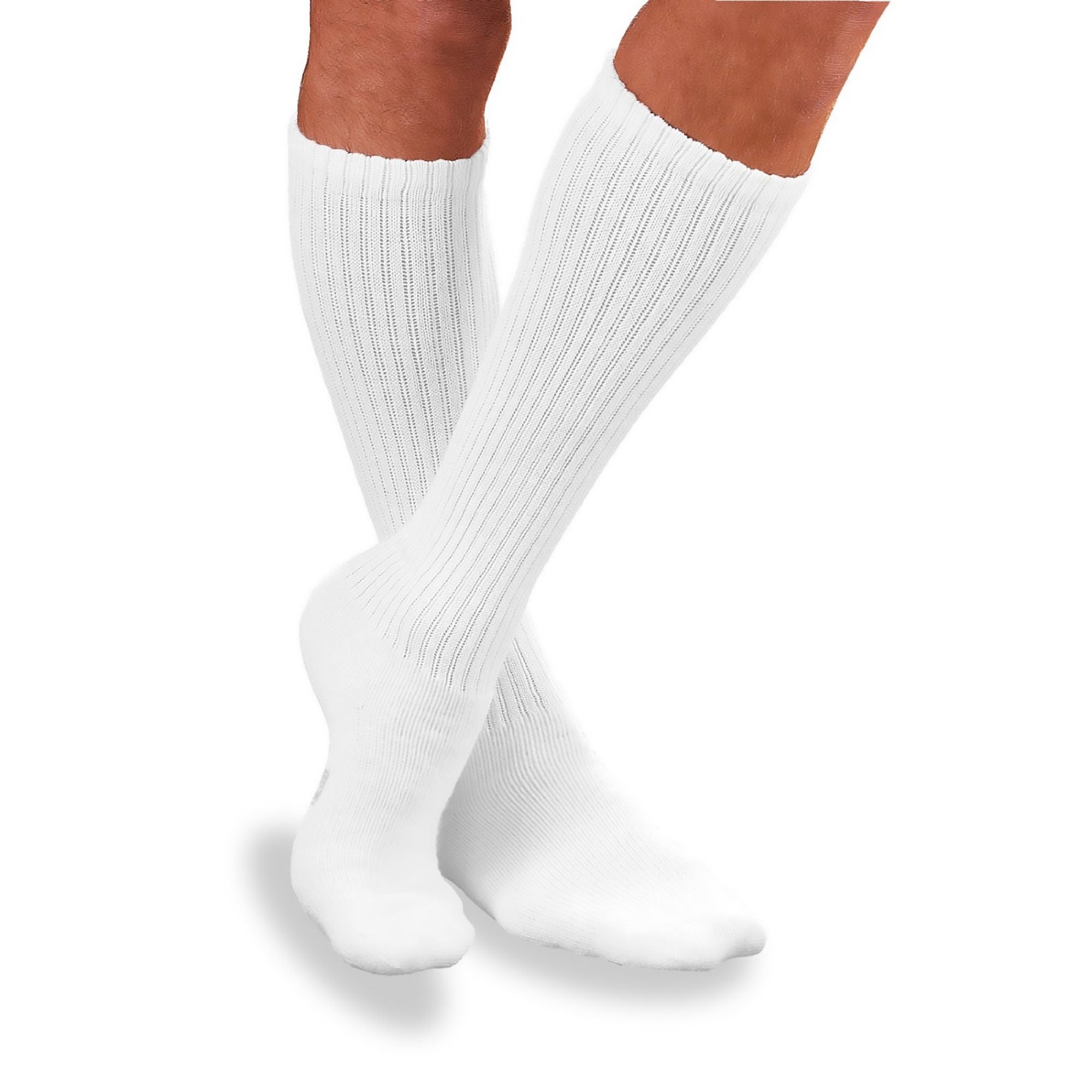 BSN Medical - 110833 Diabetic Compression Socks JOBST® Sensifoot™ Knee High Large White Closed Toe