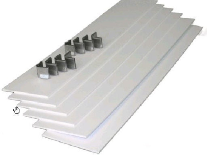 Waterloo Industries - DIV-CC2 Cut and Clip Divider Set Waterloo White Plastic