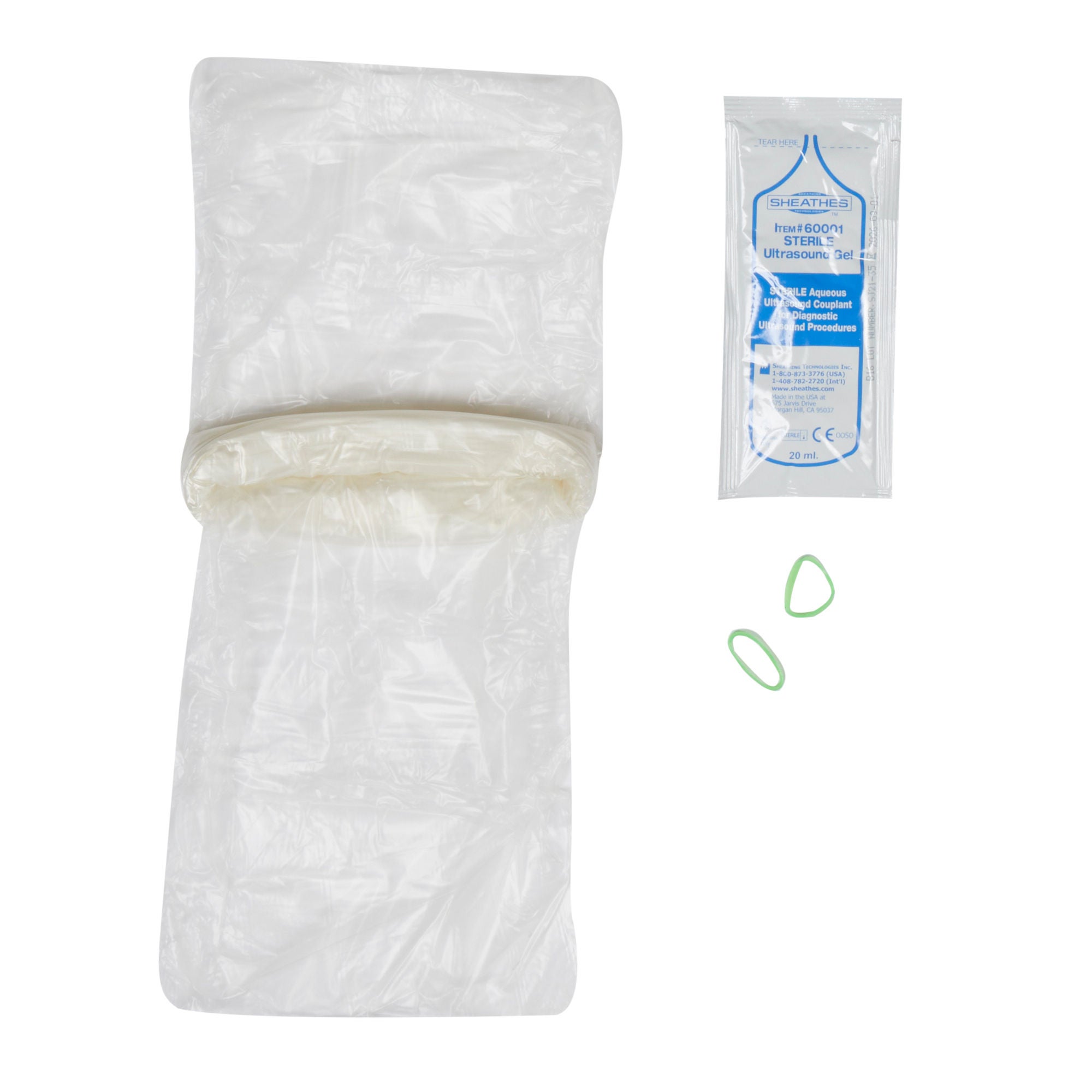 Sheathing Technologies - 5-486KIT Ultrasound Transducer Cover Kit Sheathes™ 6 X 48 Inch Non Latex Sterile Rolled