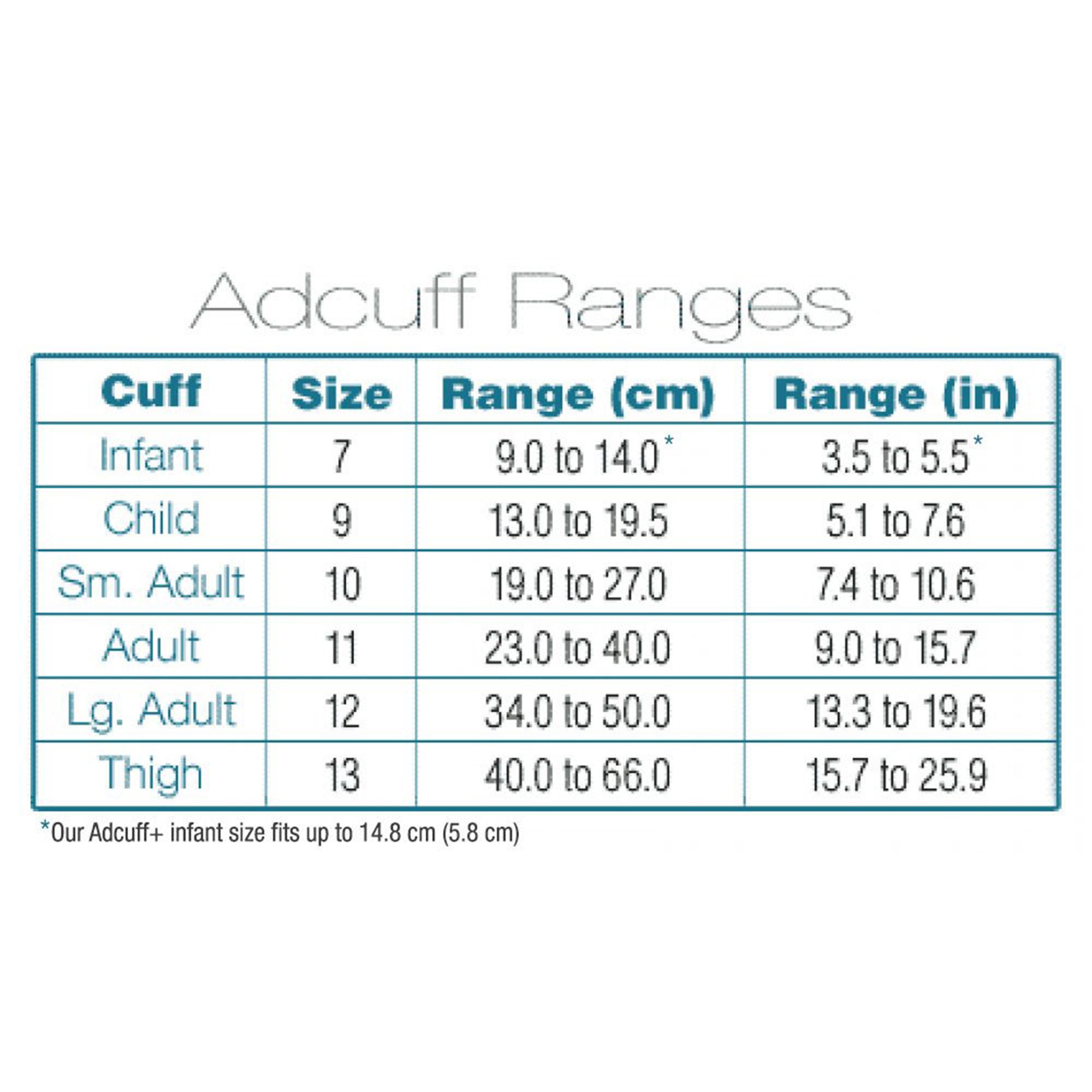 American Diagnostic Corp - 865-12XOR Reusable Blood Pressure Cuff and Bulb Adcuff™ 34 to 50 cm Arm Nylon Cuff Large Adult Cuff