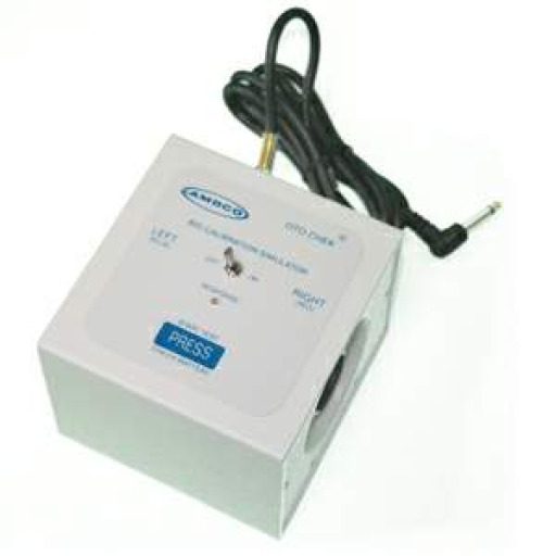 Ambco Electronics - OTO-CHEK Biological Test Simulator 125 to 8000 Hz, AC Adapter, Continuous / Pulsed Stimulus Manual Audiometer / Automatics Calibration
