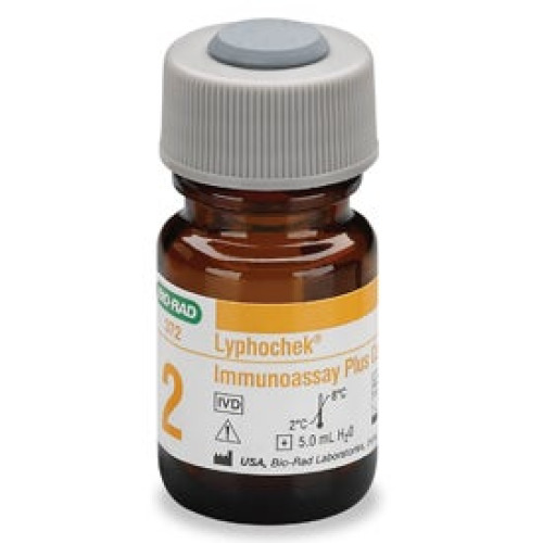 Bio-Rad Laboratories - 372 Multi-Analyte Control Lyphochek® Immunoassay Plus Level 2 12 X 5 mL