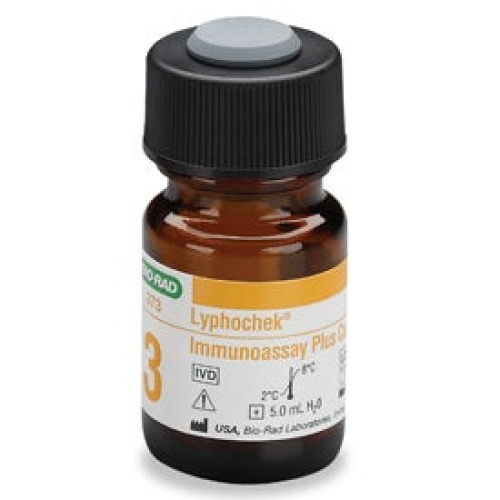 Bio-Rad Laboratories - 373 Multi-Analyte Control Lyphochek® Immunoassay Plus Level 3 12 X 5 mL