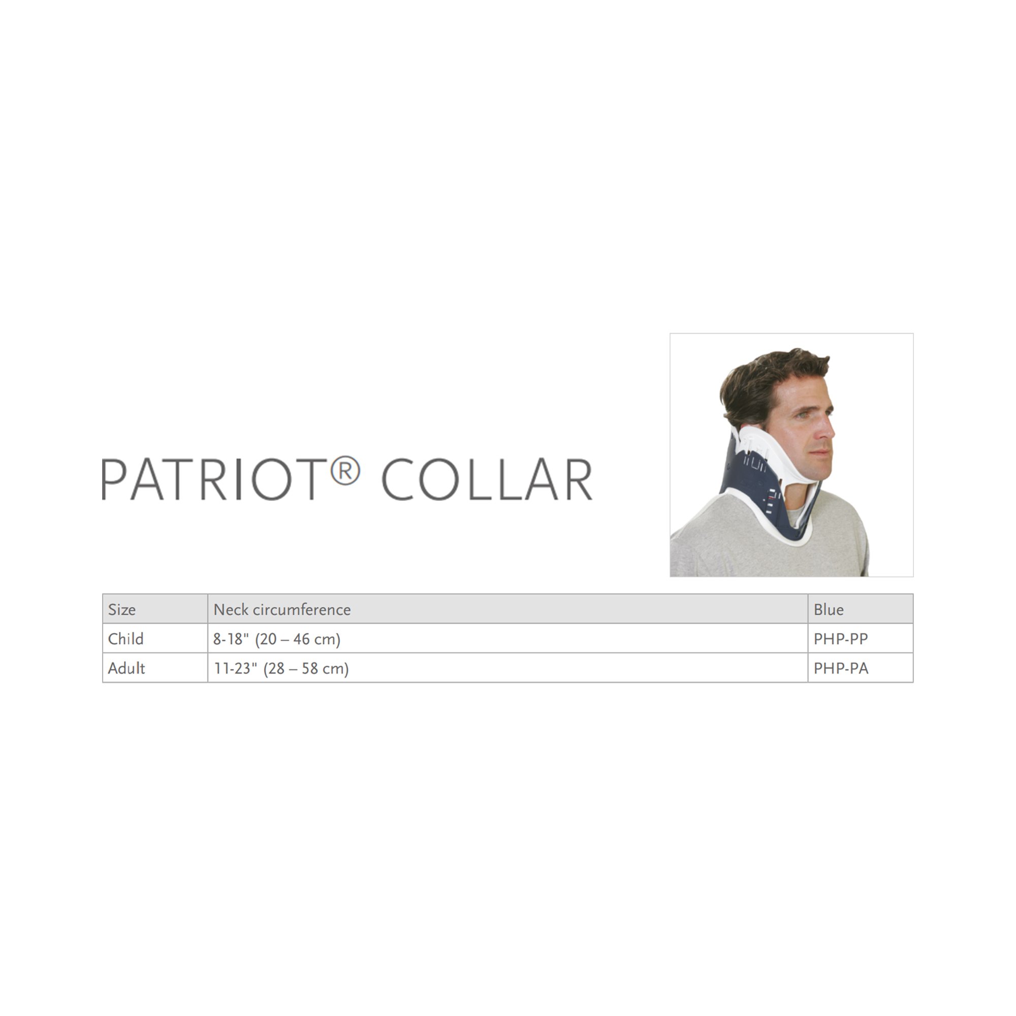 Ossur - PHP-PA Ossur® Patriot® Extrication Cervical Collar