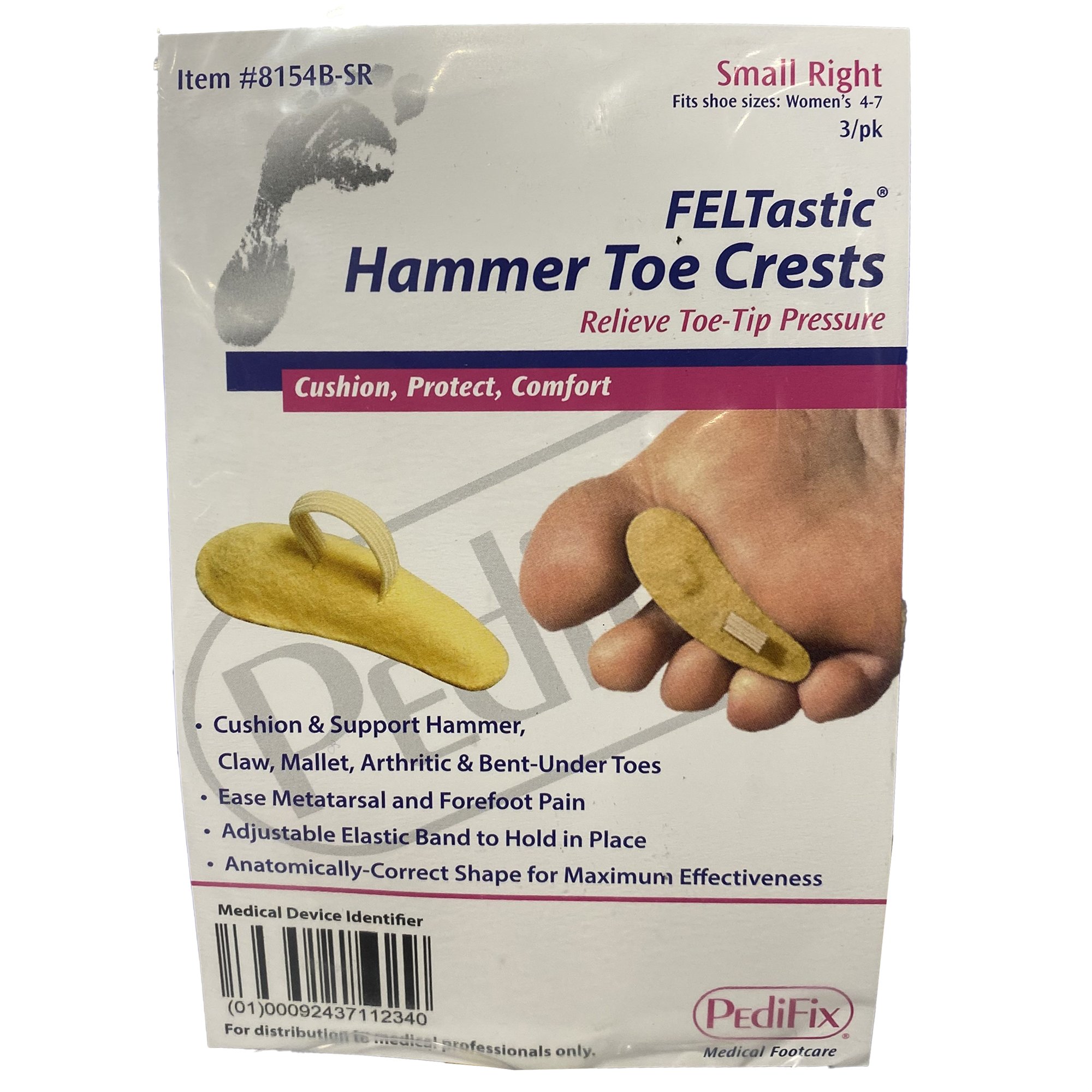 Pedifix - 8154B-SR Pedifix® Right Pull-On Hammer Toe Crest for Right Foot