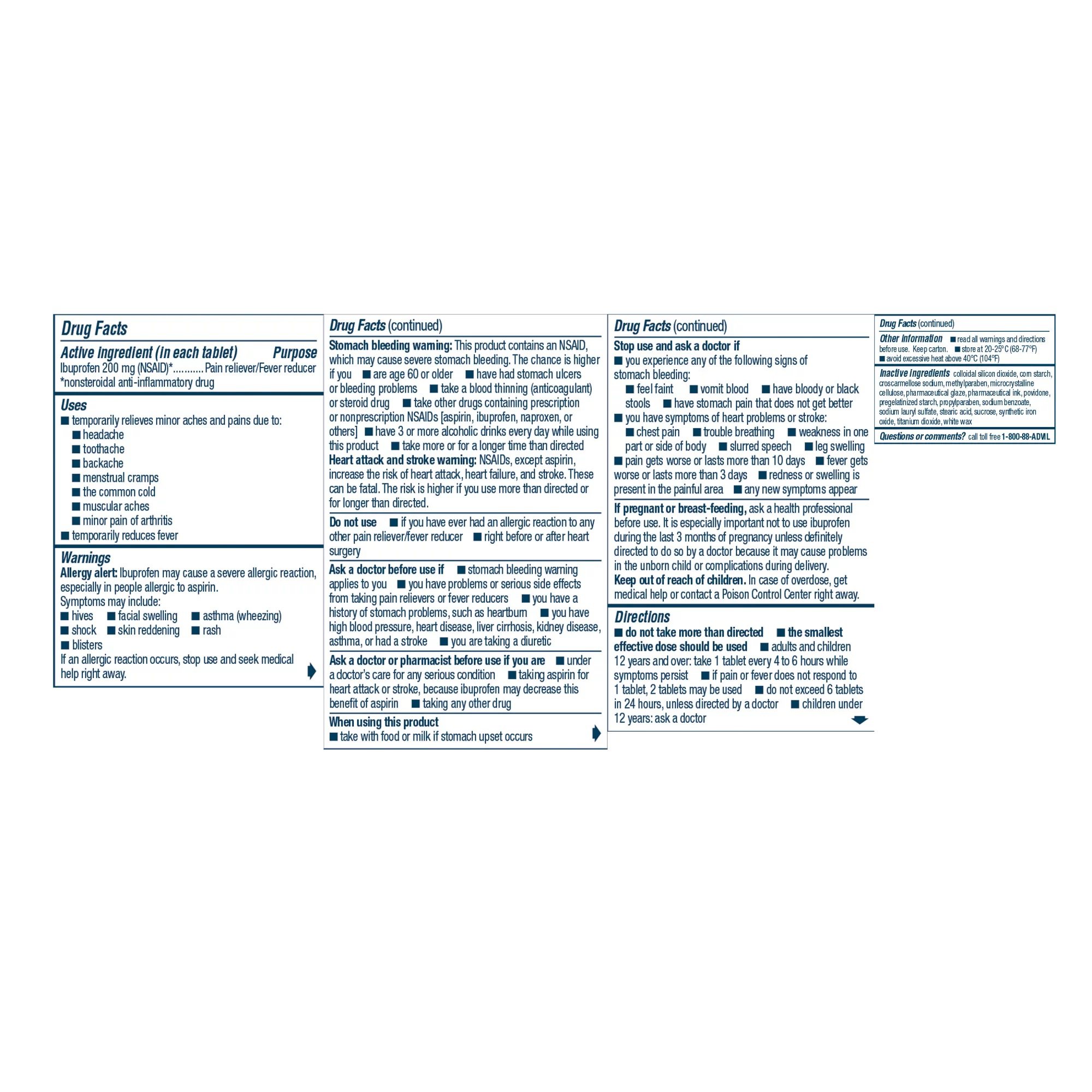 Glaxo Consumer Products 00573015020 - Advil® Ibuprofen Pain Relief - 1/Bottle