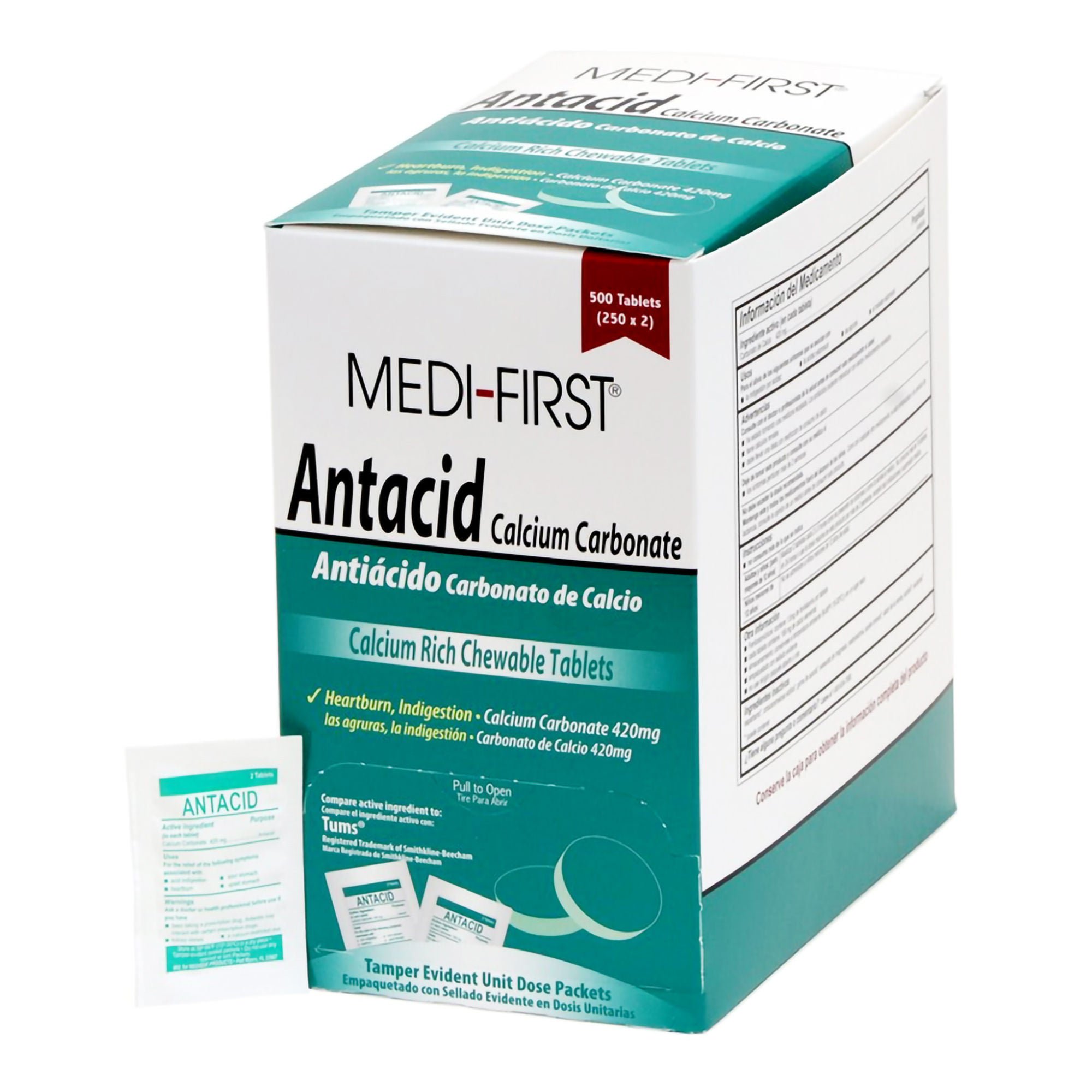 Medique Products - 80213 Medi-First® Calcium Carbonate Antacid