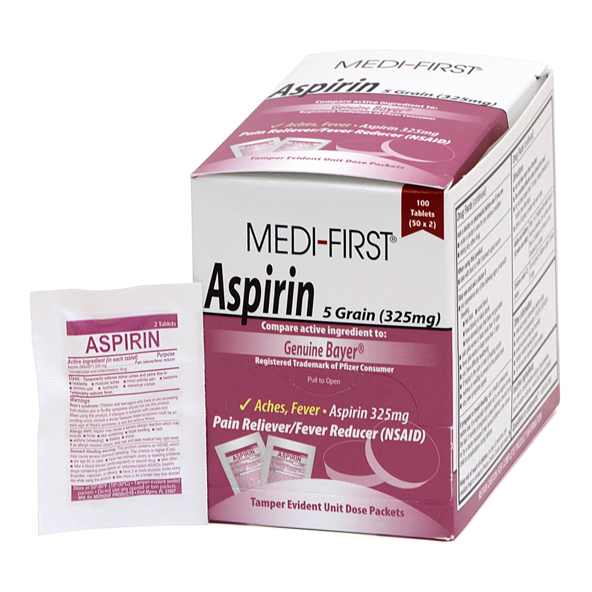 Medique Products - 80533 Medi-First® Aspirin