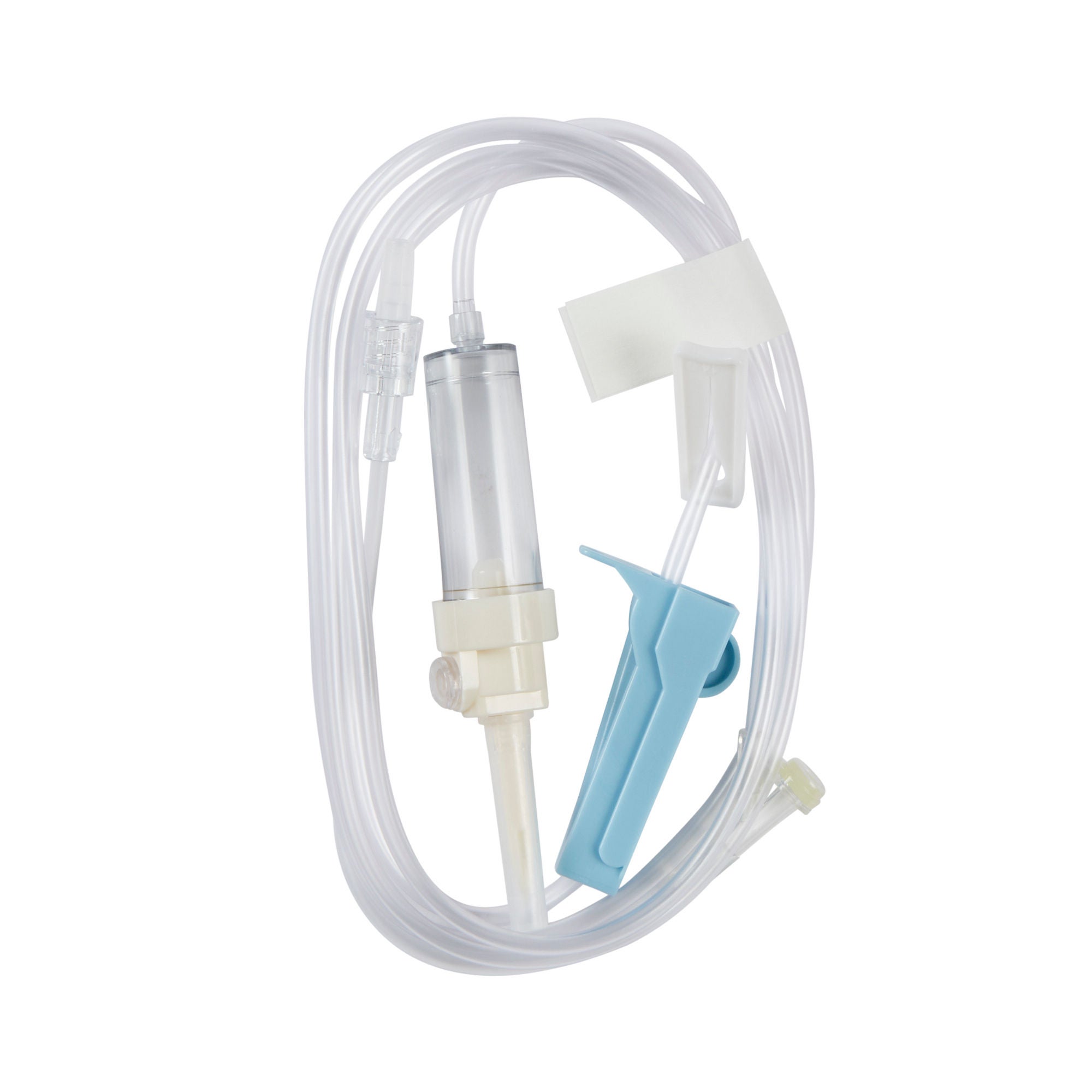 Amsino International - AA3101 Primary IV Administration Set AMSafe® Gravity 1 Port 15 Drops / mL Drip Rate Without Filter 78 Inch Tubing Solution Without Flow Regulator