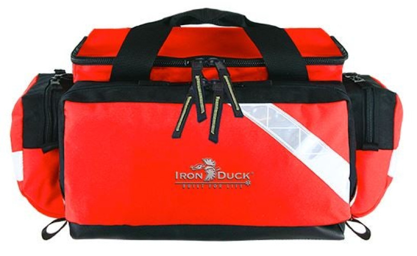 Fleming Industries - 32350-RD Trauma Bag Red Nylon 10 X 11 X 17 Inch