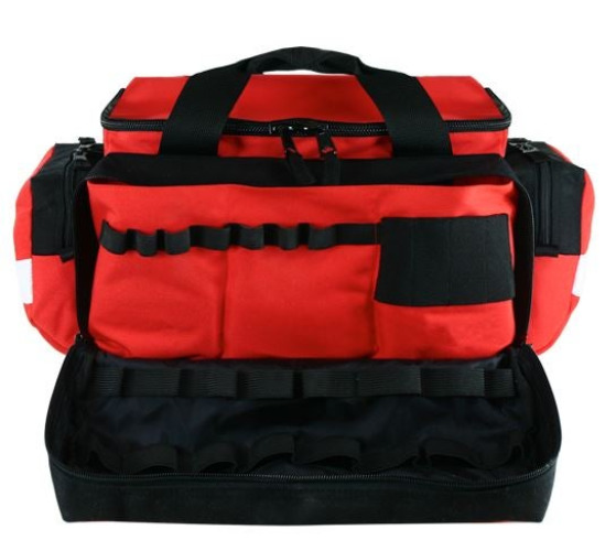 Fleming Industries - 32350-RD Trauma Bag Red Nylon 10 X 11 X 17 Inch