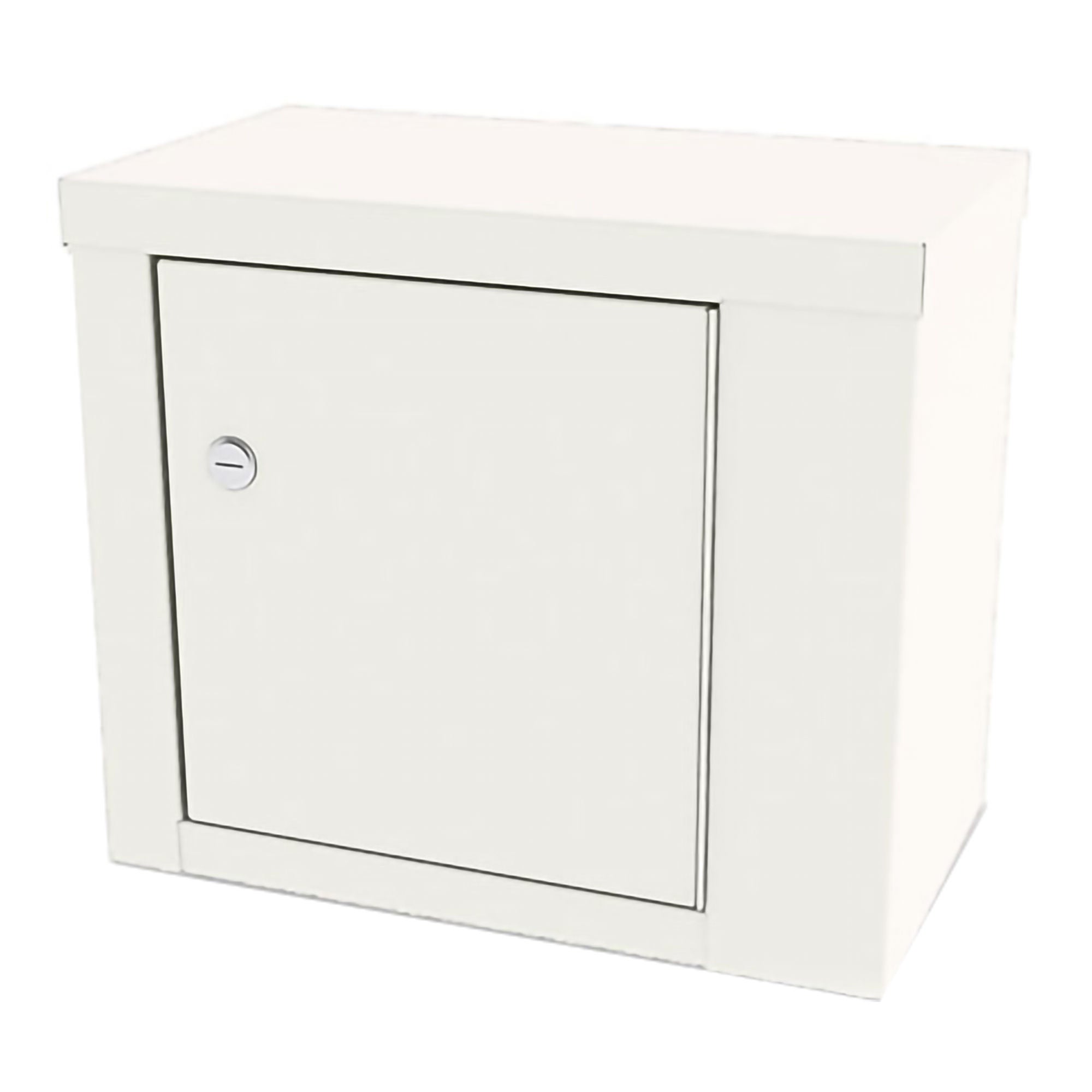 UMF Medical - 7782QW Narcotic Cabinet Wall Mount Steel Without Drawers 1 Shelf Keyed Lock