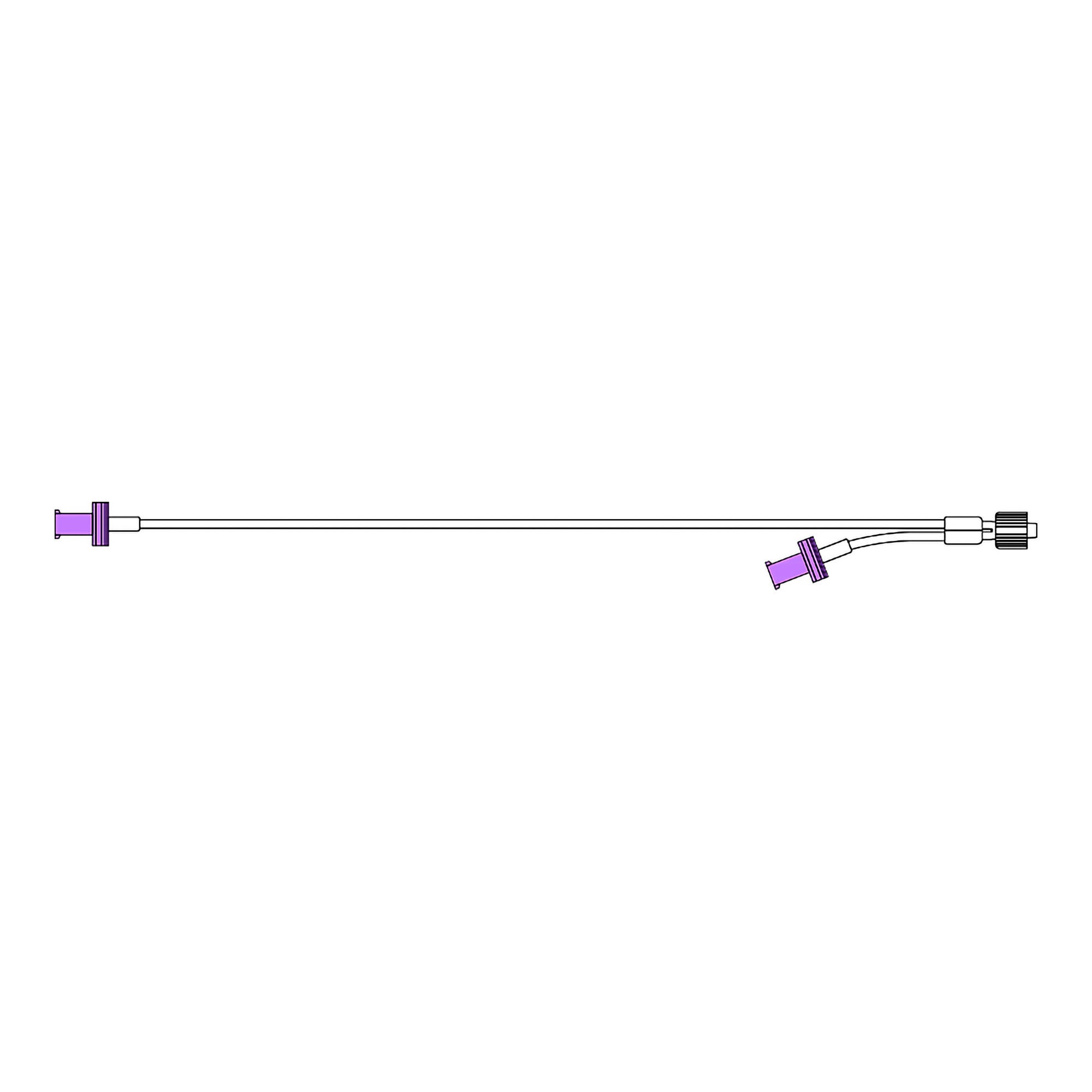 MPS Medical - EB-038-02 IV Extension Set Mini Bore 38 Inch Tubing Without Filter