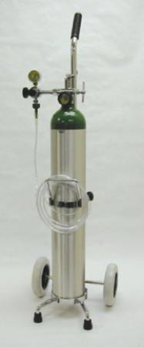Mada Medical Products - 1630E Oxygen Kit on Cart (Empty) Mada Medical Size E Aluminum