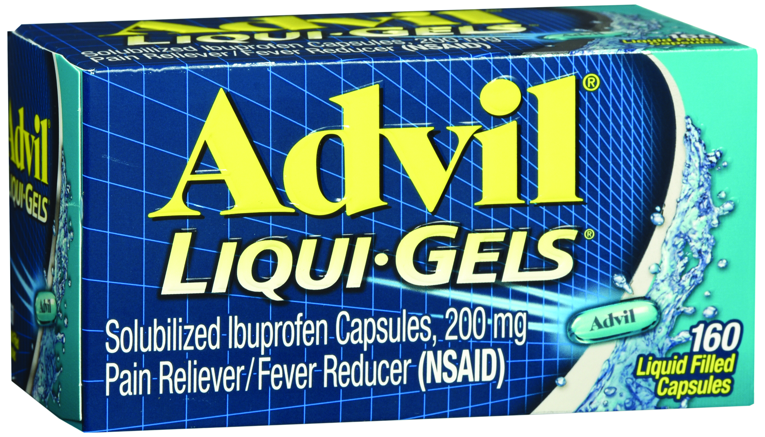 Glaxo Consumer Products 00573016989 - Advil® Liqui-Gels® Ibuprofen Pain Relief - 1/Bottle