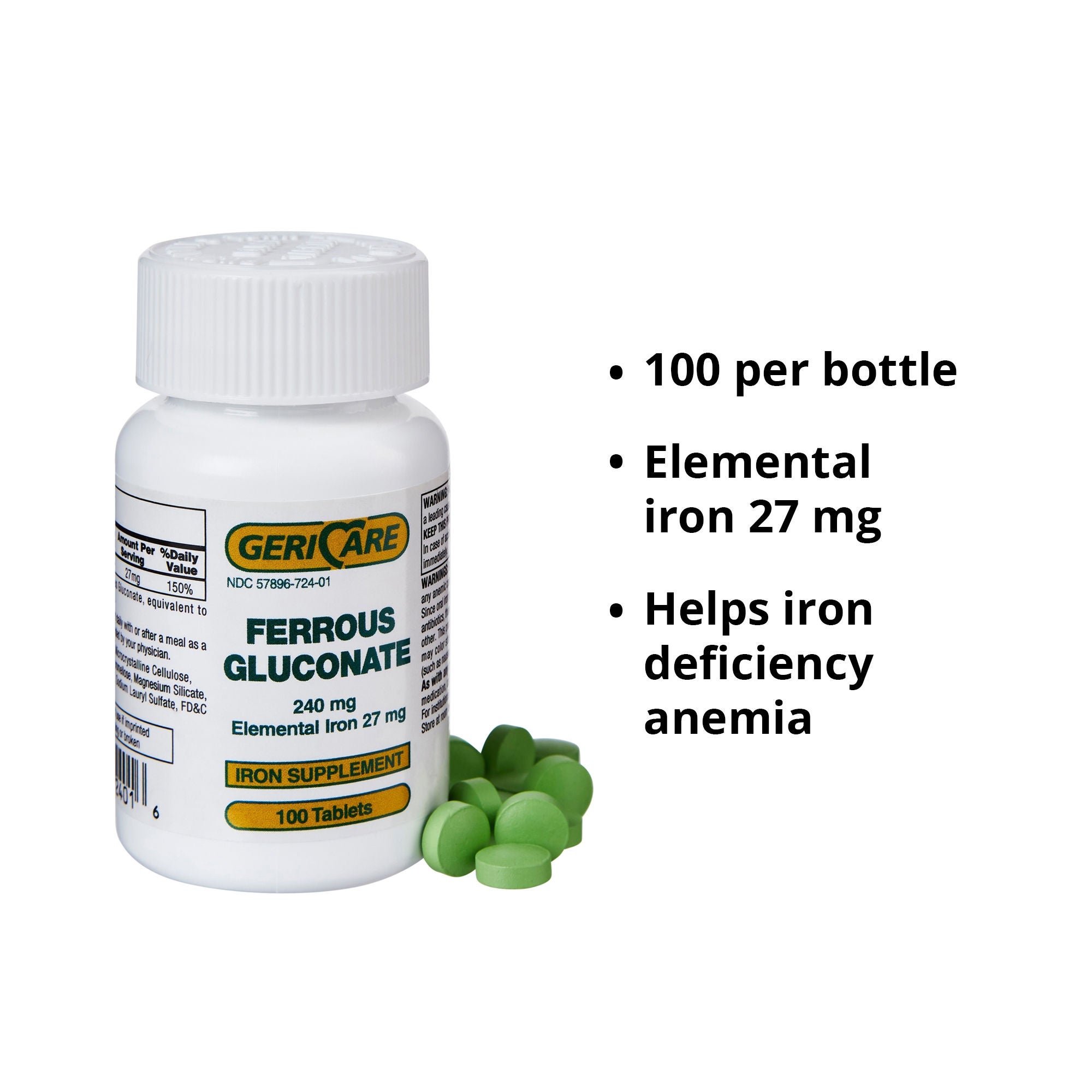 Geri-Care - 724-01-GCP Geri-Care® Iron Mineral Supplement