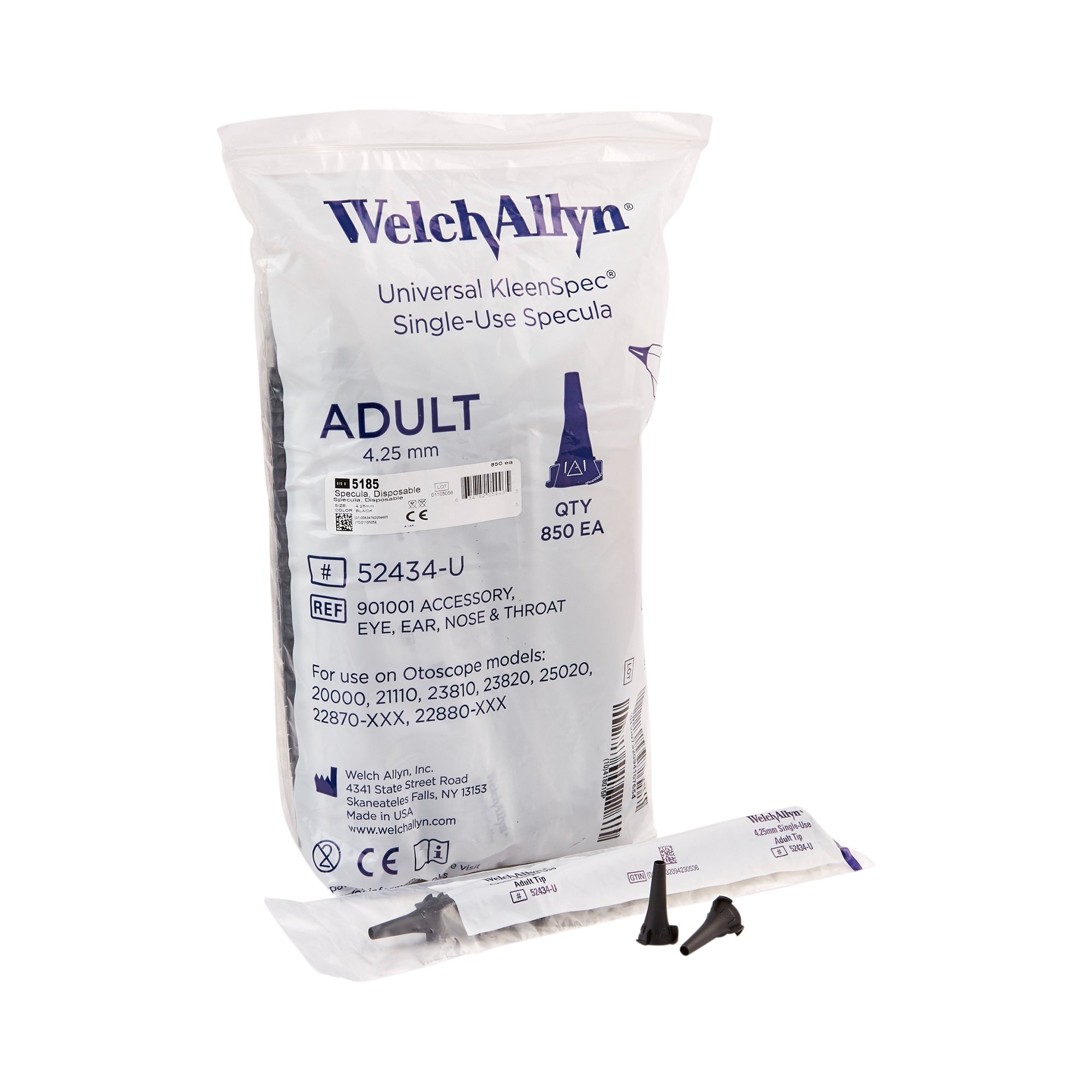 American Diagnostic Corp 5185 - KleenSpec® Plastic Ear Speculum - 850/Box