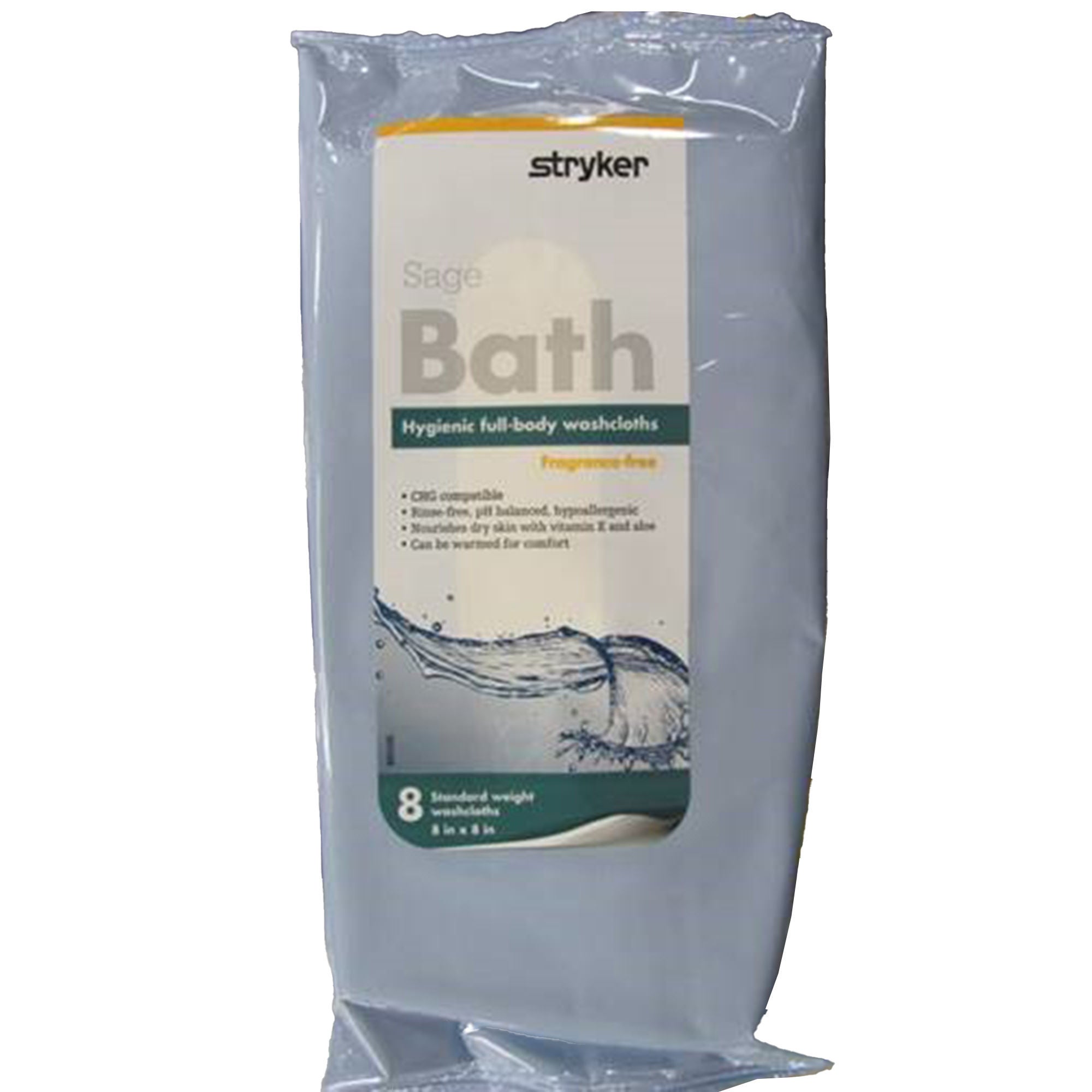 Sage Products - 7989 Sage® Rinse-Free Bath Wipe