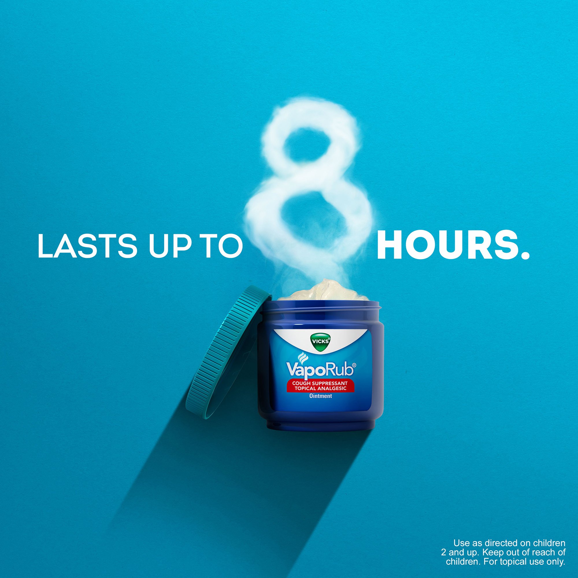Procter & Gamble 37000054406 - Vicks® VapoRub® Camphor / Menthol / Eucalyptus Oil Chest Rub - 1/Each