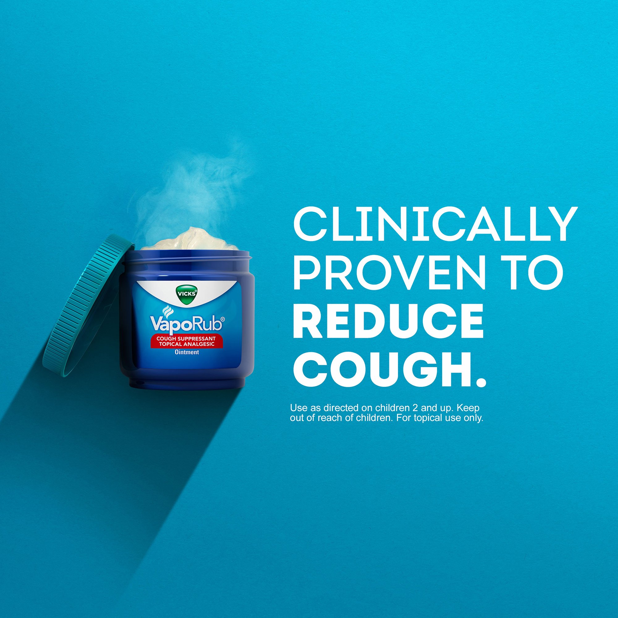 Procter & Gamble 37000054406 - Vicks® VapoRub® Camphor / Menthol / Eucalyptus Oil Chest Rub - 1/Each