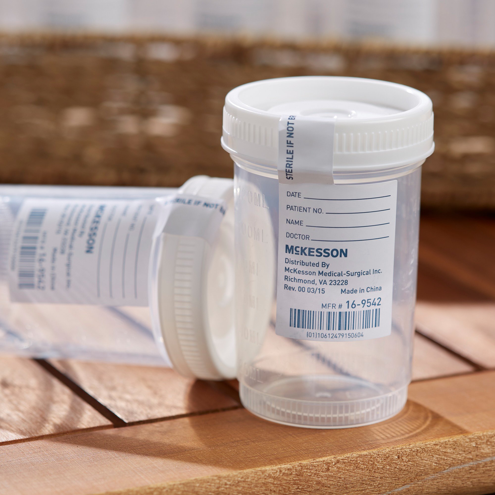 McKesson Brand - 16-9542 McKesson Specimen Container for Pneumatic Tube Systems
