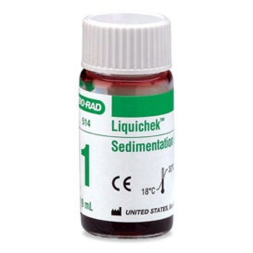 Bio-Rad Laboratories - 514 Hematology Control Liquichek™ Sedimentation Rate Level 1 9 mL