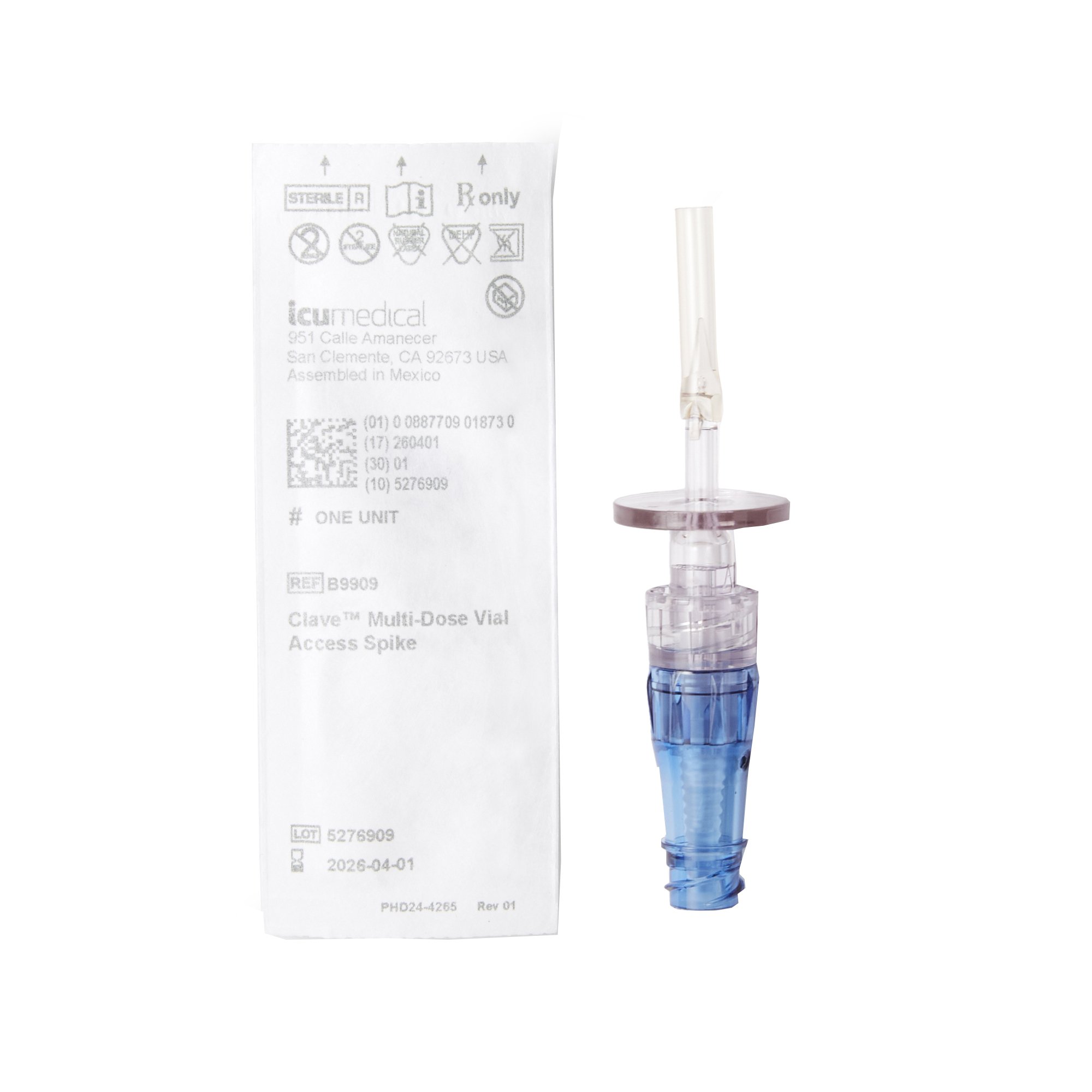 ICU Medical - B9909 Bravo24® Multi-Dose Vial Access Spike