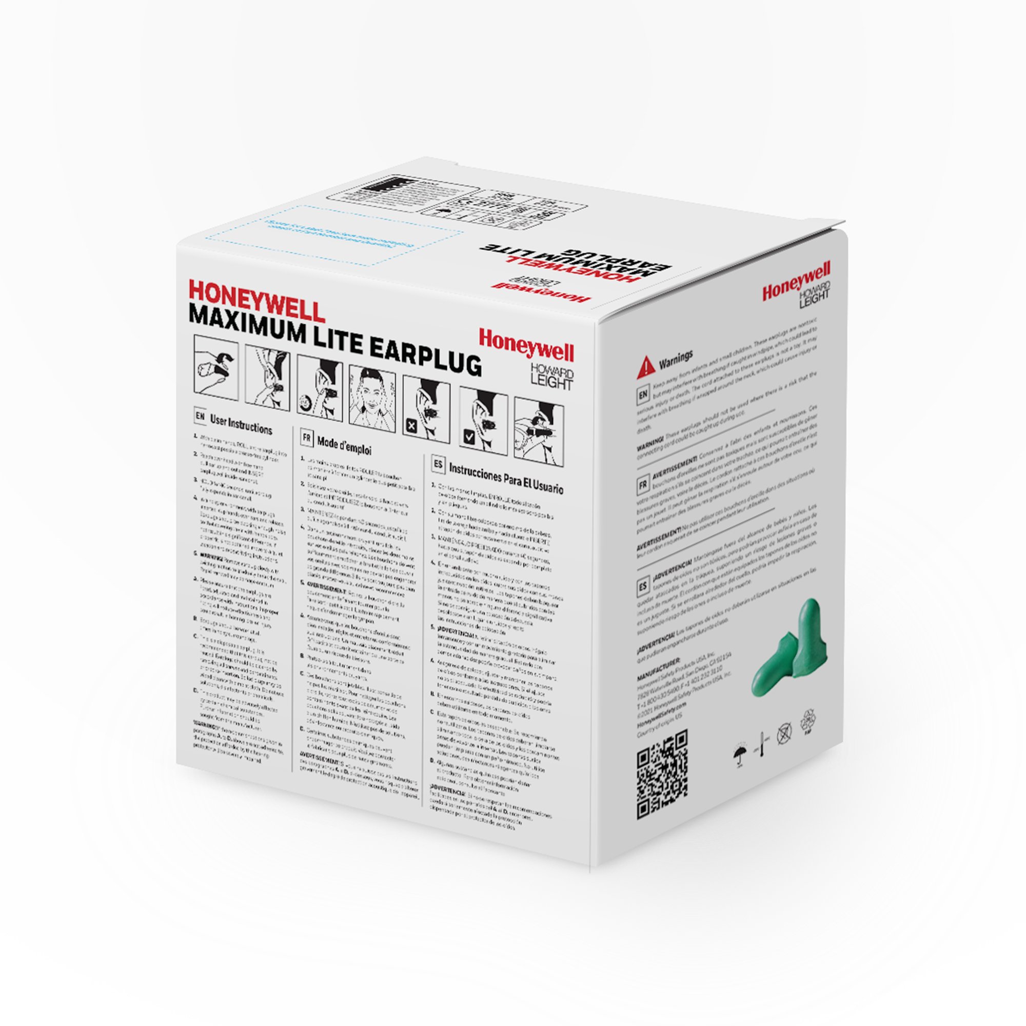 West Chester Protective Gear LPF-1 - Maximum Lite® Cordless Ear Plugs - 1/Box, 10/Case
