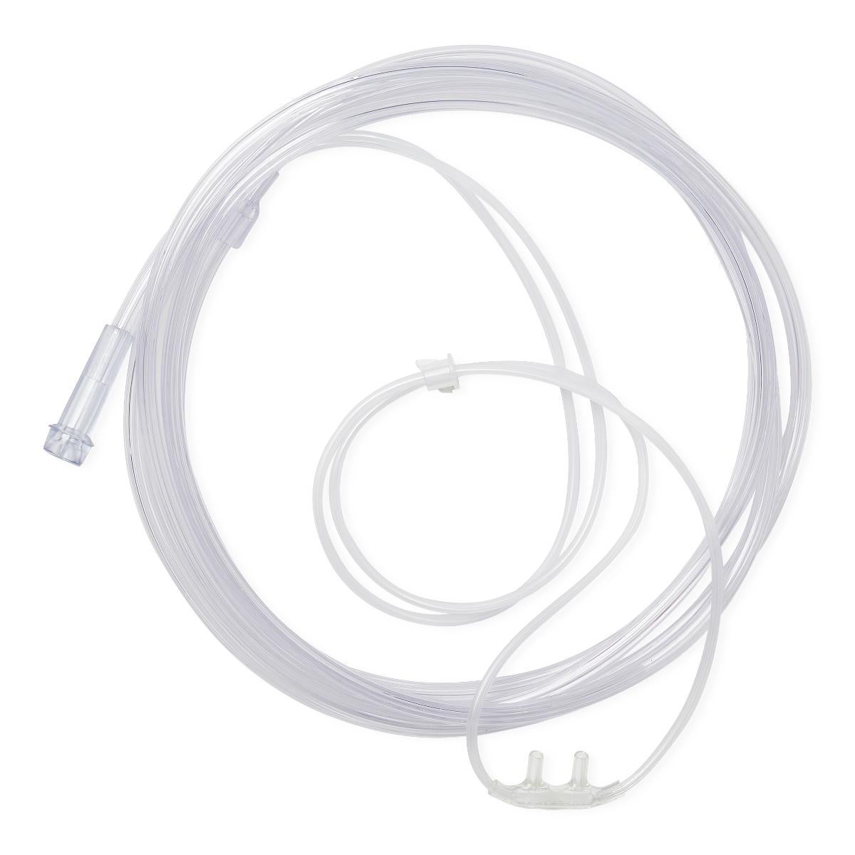 Medline - HCS4518 Nasal Cannula Soft-Touch™ Pediatric Curved Prongs 7 Foot Tubing Low Flow Rate