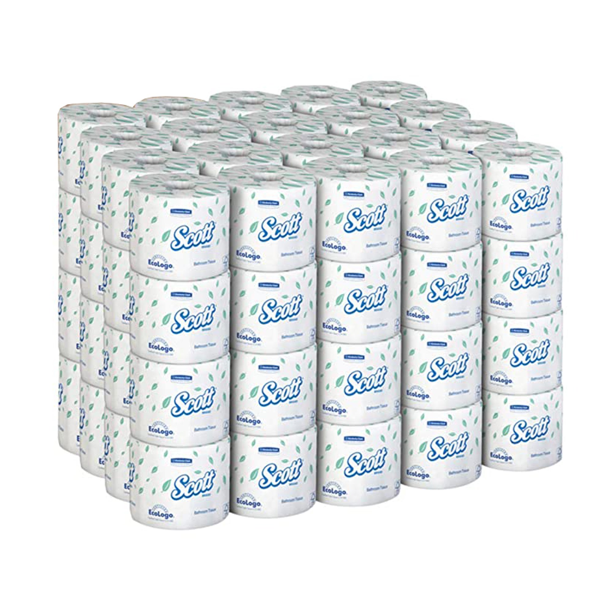 Kimberly Clark 05102 - Scott Essential Toilet Tissue, - 1/Roll, 80/Case