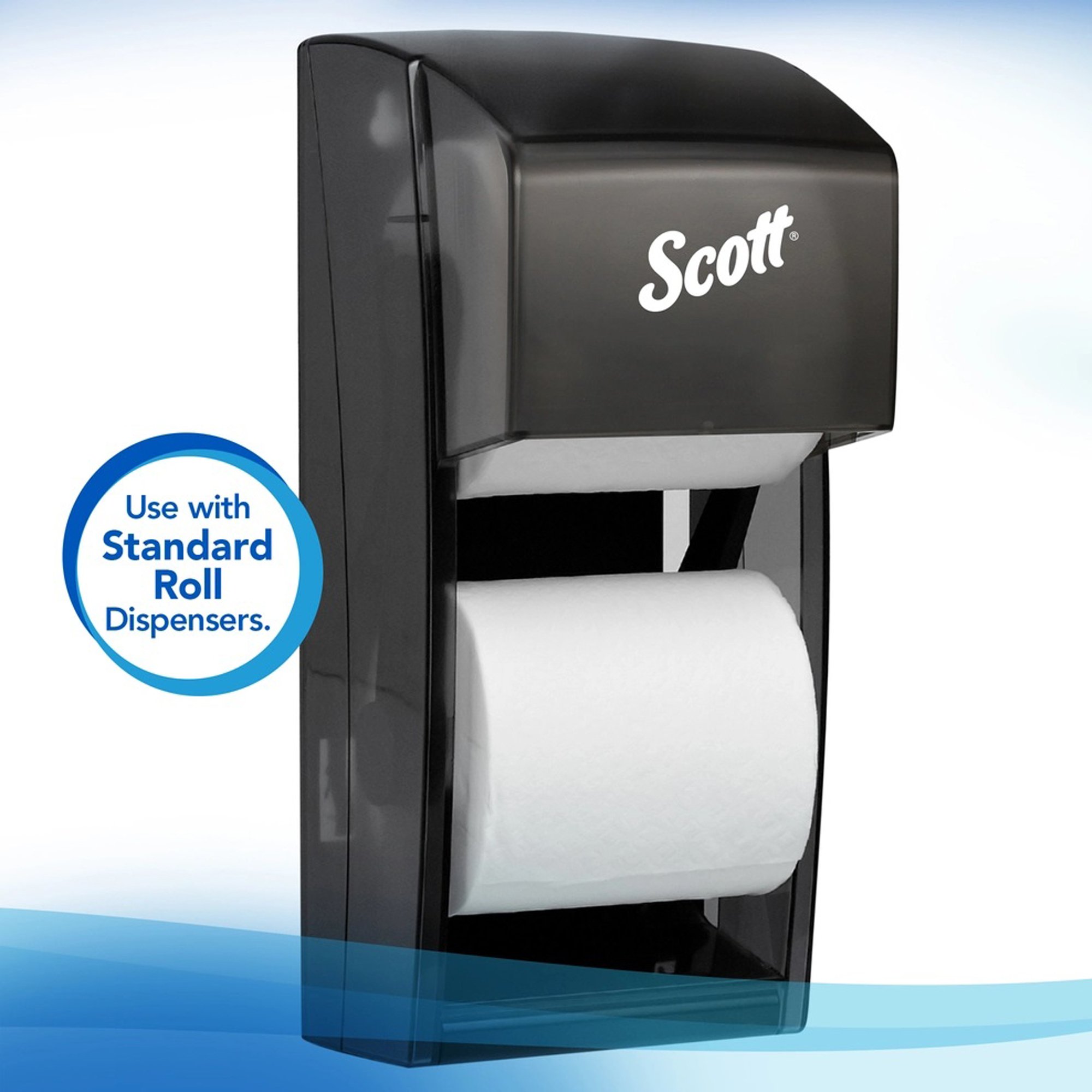 Kimberly Clark 05102 - Scott Essential Toilet Tissue, - 1/Roll, 80/Case