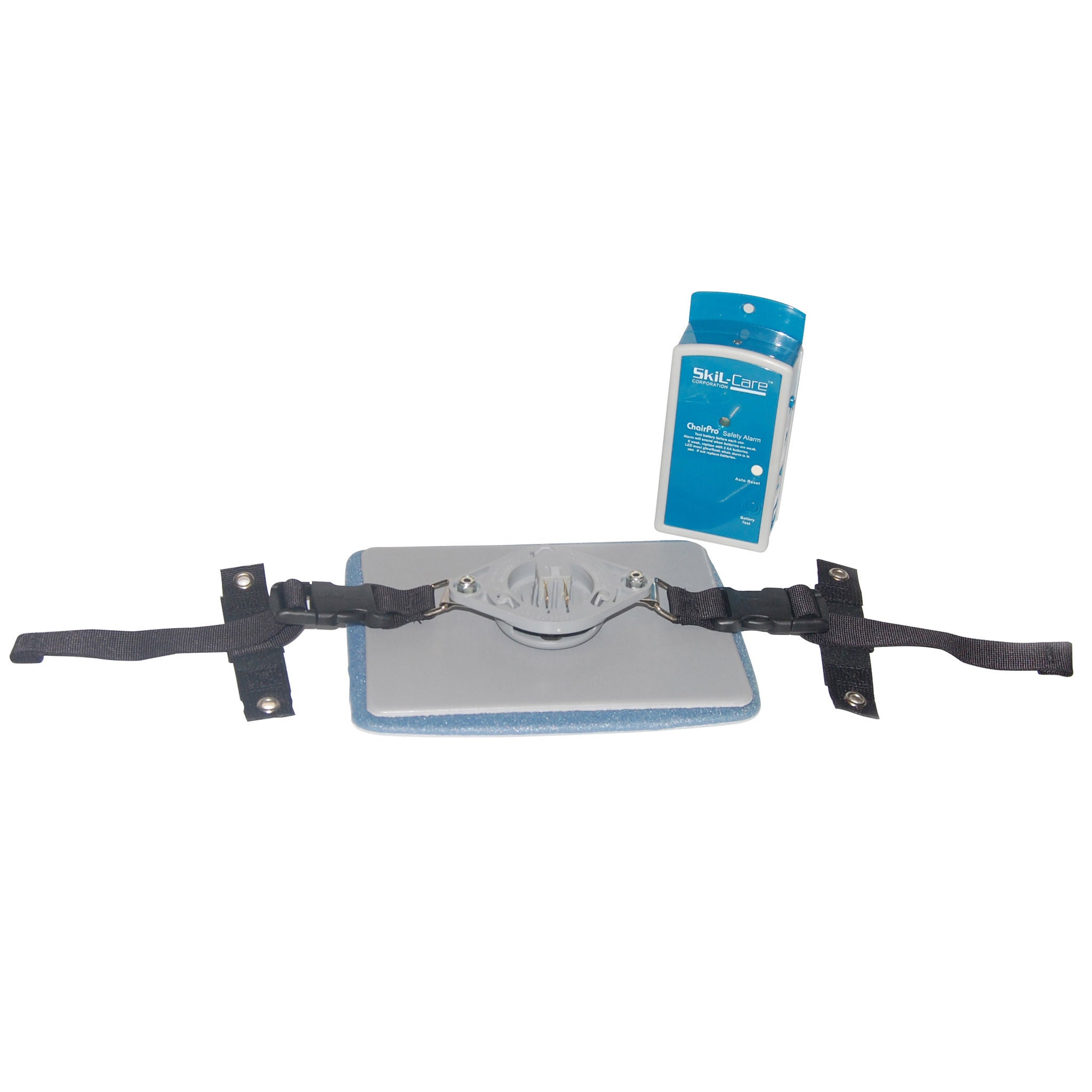 Skil-Care - 909369 Chair Sensor Pad Alarm System ChairPro™ UnderSeat 2-1/5 X 5-4/5 X 10-1/5 Inch Blue / Gray