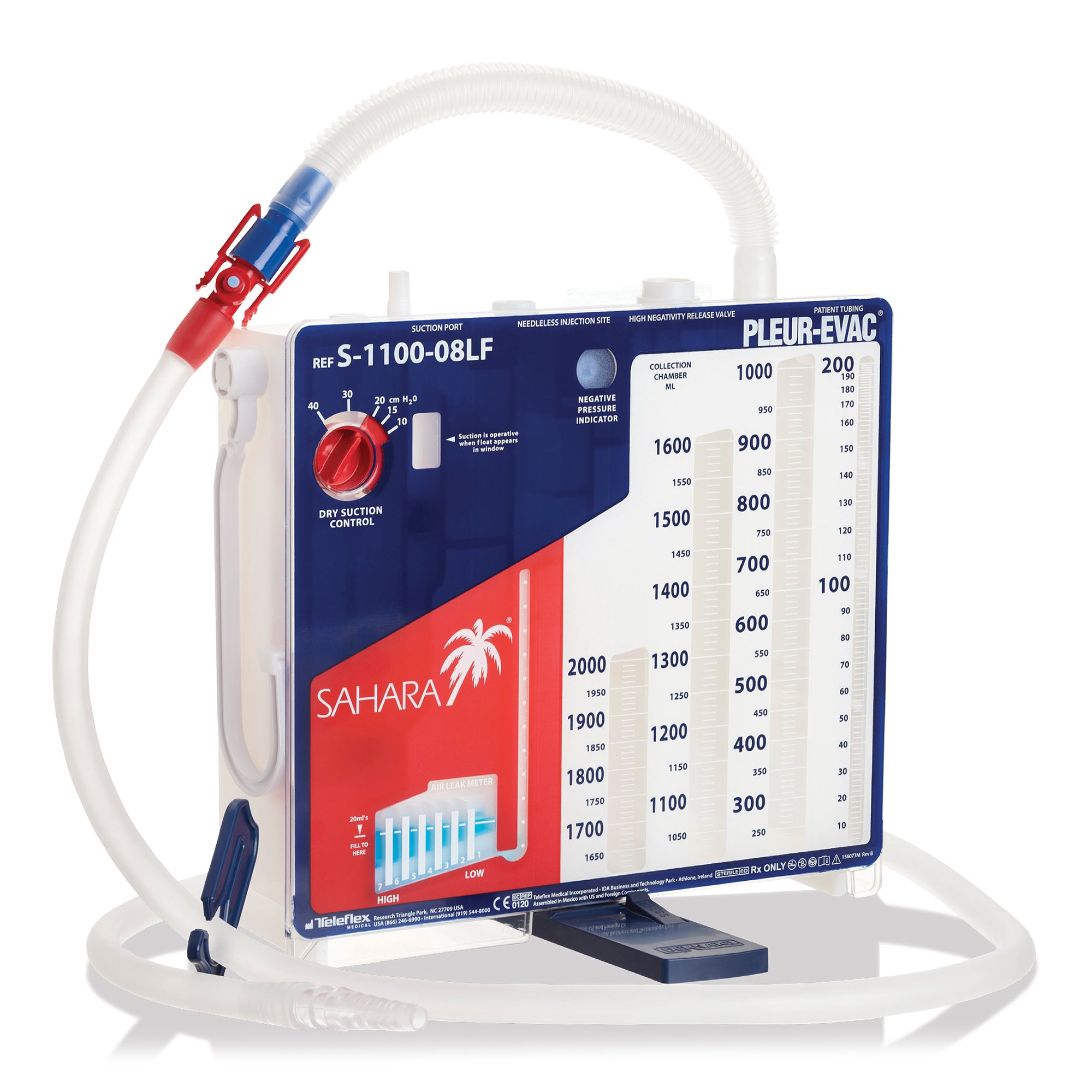 Teleflex Medical - S-1100-08LF Pleur-evac® S-1100 Sahara Chest Drain System