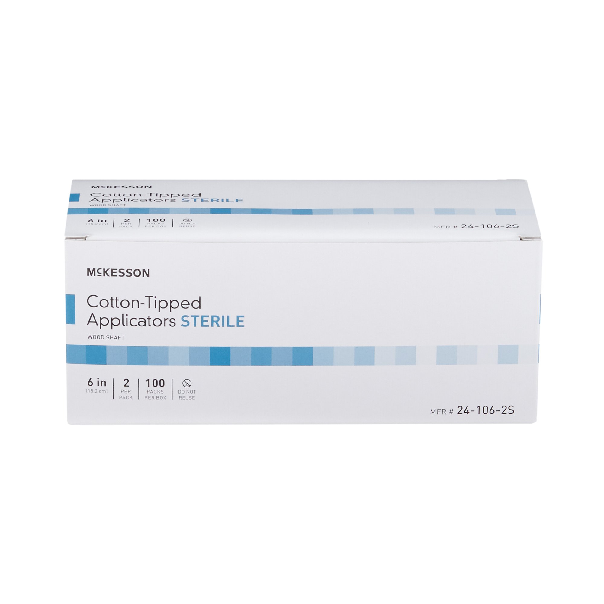 McKesson Brand - 24-106-2S McKesson Cotton Tip Wood Shaft Swabsticks