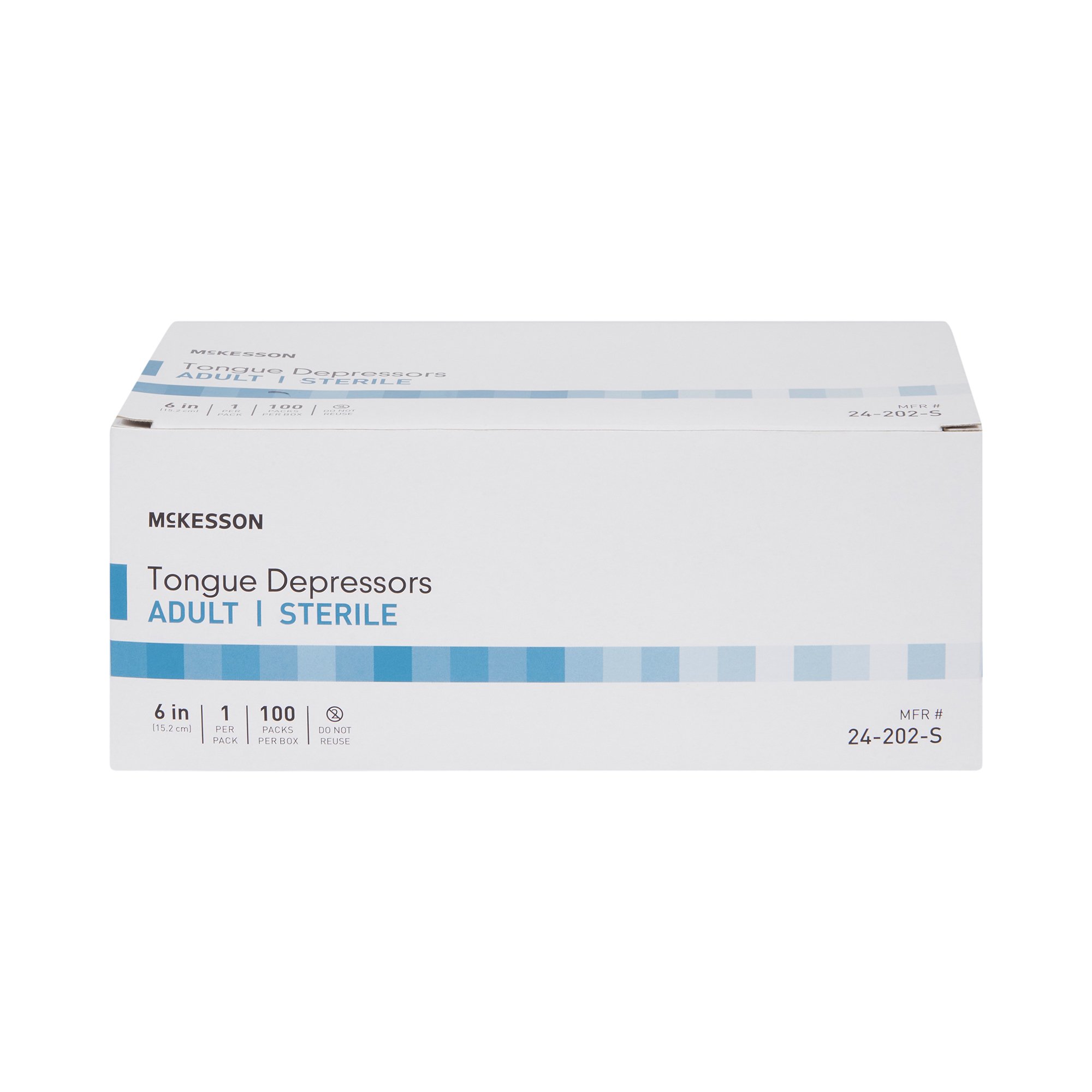 McKesson Brand - 24-202-S McKesson Tongue Depressors for Adult Use