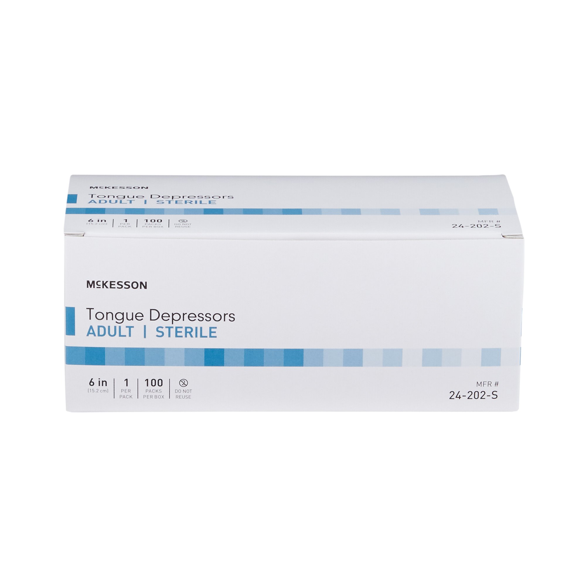 McKesson Brand - 24-202-S McKesson Tongue Depressors for Adult Use