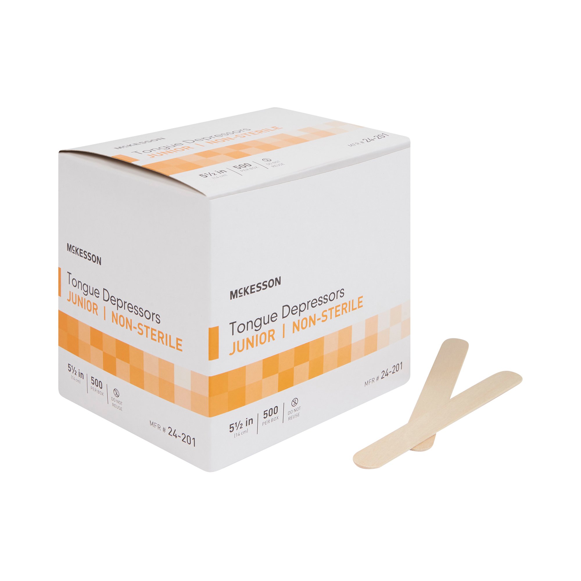 McKesson Brand - 24-201 McKesson Tongue Depressor for Pediatric Use