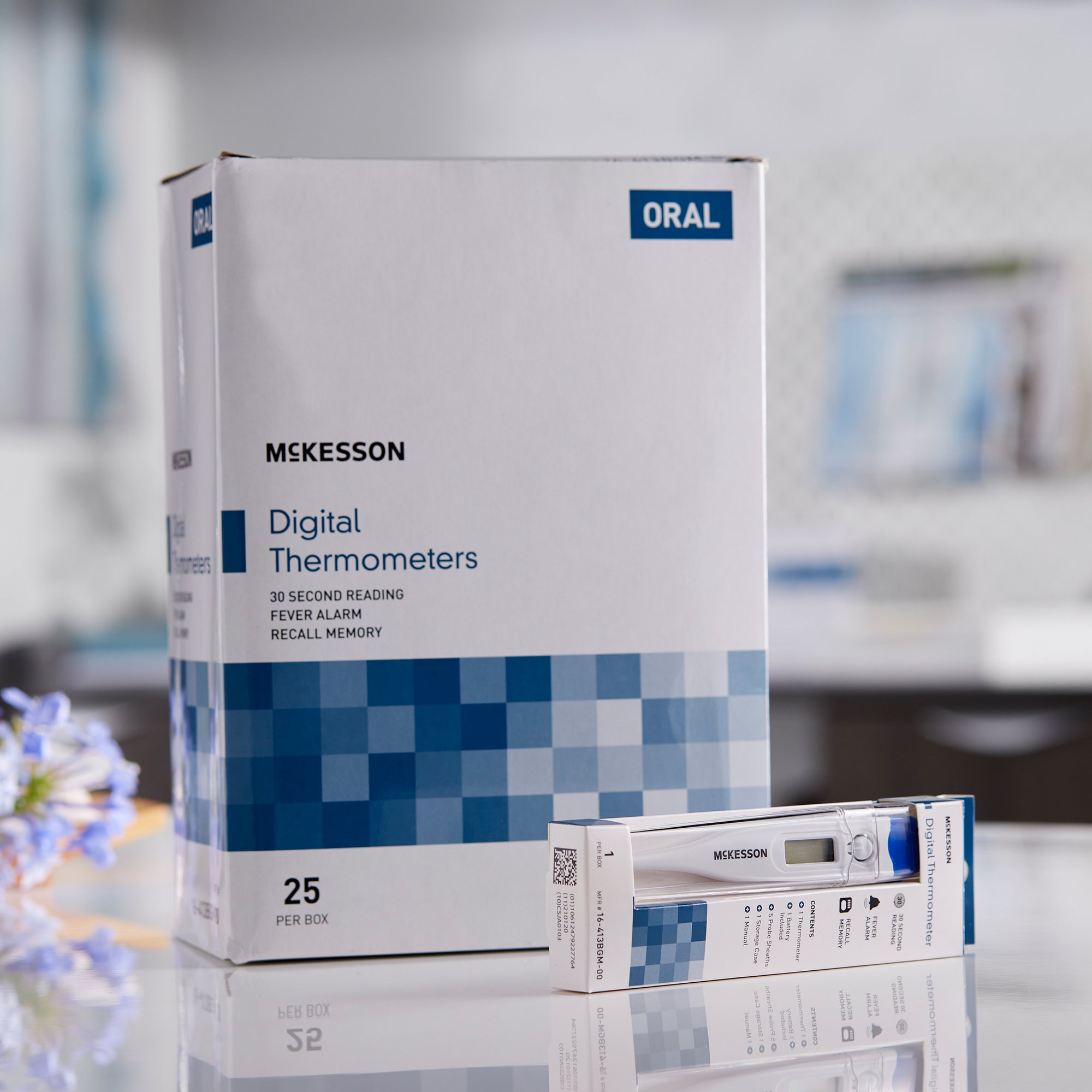 McKesson Brand - 16-413BGM-00 McKesson entrust™ Digital Oral Thermometer