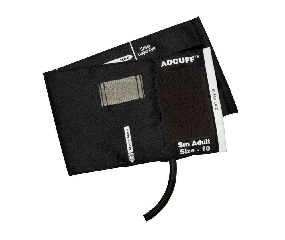American Diagnostic Corp - 845-10SABK-1 Reusable Blood Pressure Cuff Adcuff™ 19 to 27 cm Arm Nylon Cuff Small Adult Cuff
